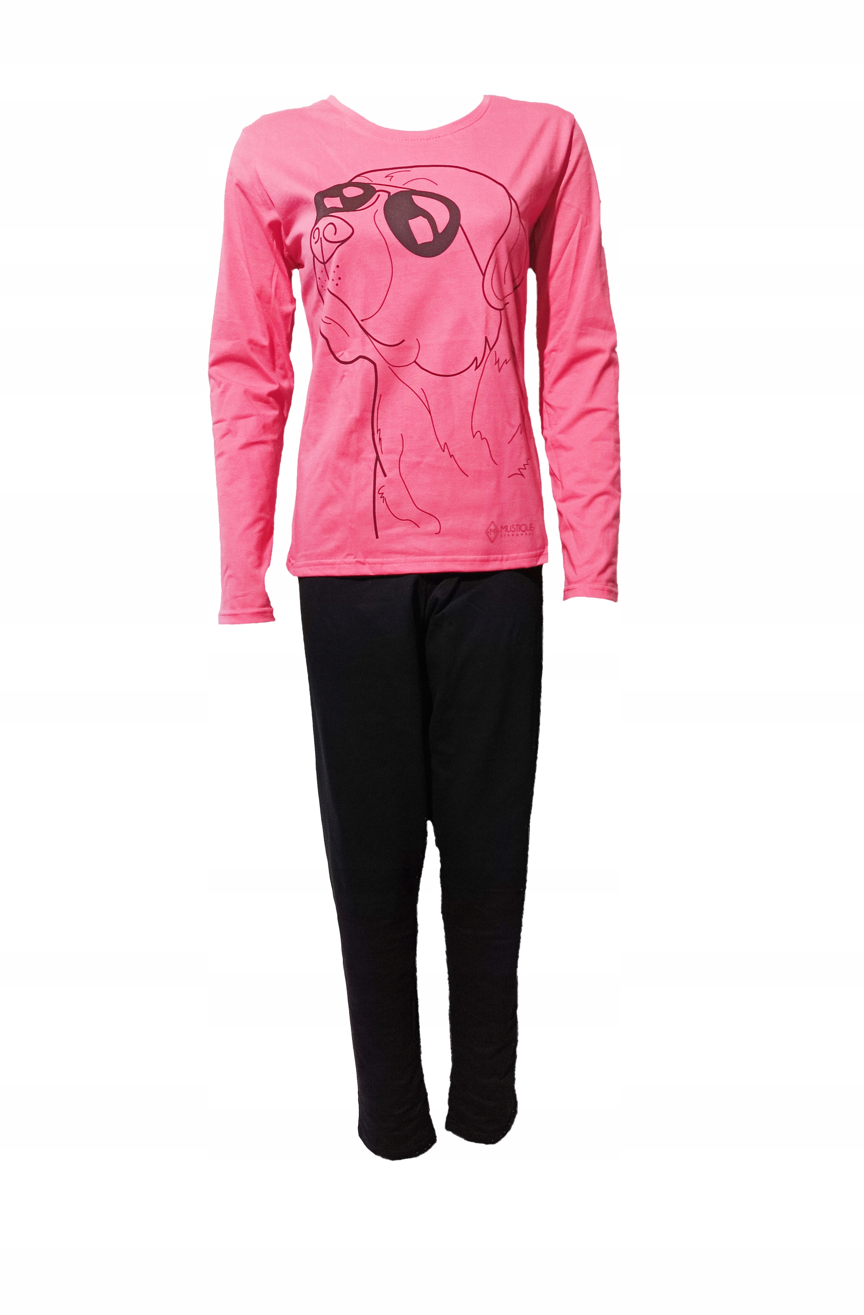 Dámské Pyžamo Kuba Dog Malinově Růžové XL