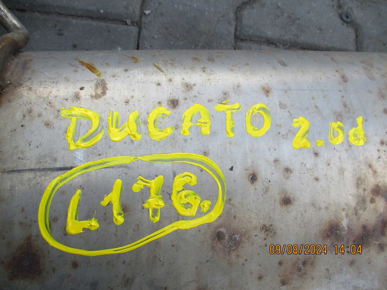 muffler, exhaust FIAT DUCATO 2,0D