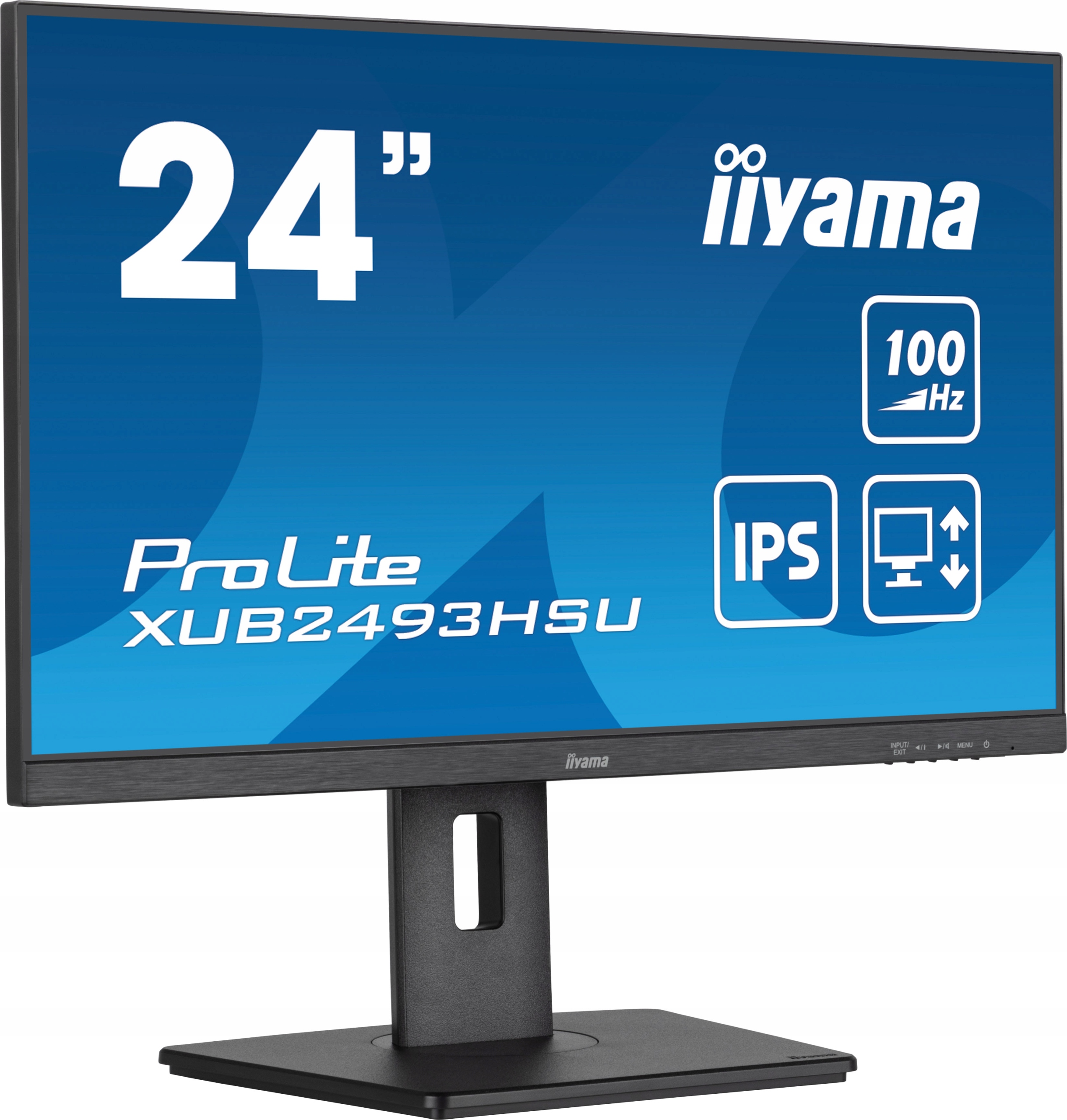 iiyama ProLite/ XUB2493HSU-B7/ 23, 8"/ Ips/ Fhd/ 100Hz/ 1ms/ Black/ 3R…