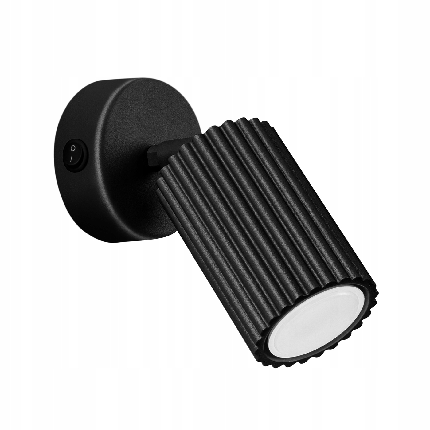 Sollux lighting nástěnné svítidlo černé pohyblivé gu10 1x10w karbon