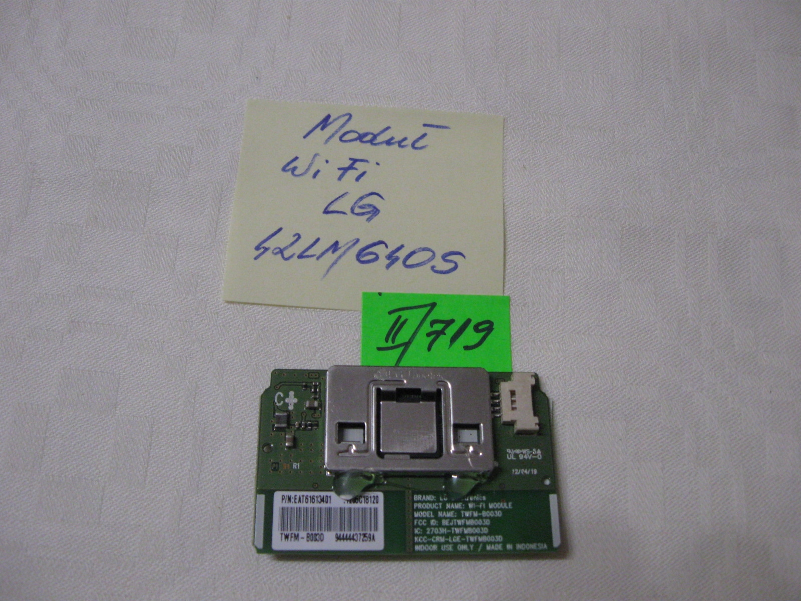 LG 42LM640S Moduł WiFi TWFMB003D Sklep, Opinie, Cena w Allegro.pl