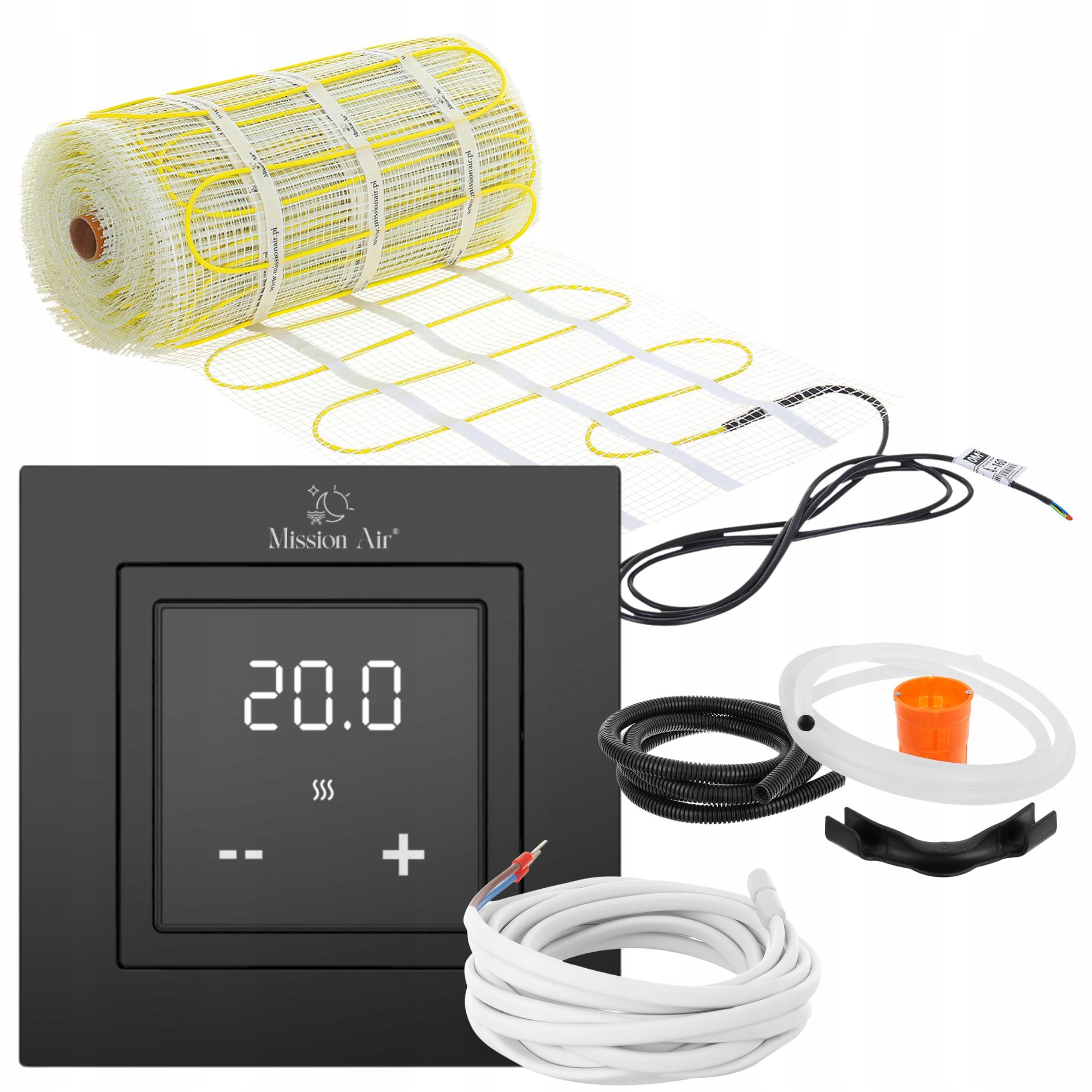 Set podlahového vykurovania podlahy vykurovacia rohož 160Wm² 2,5m²