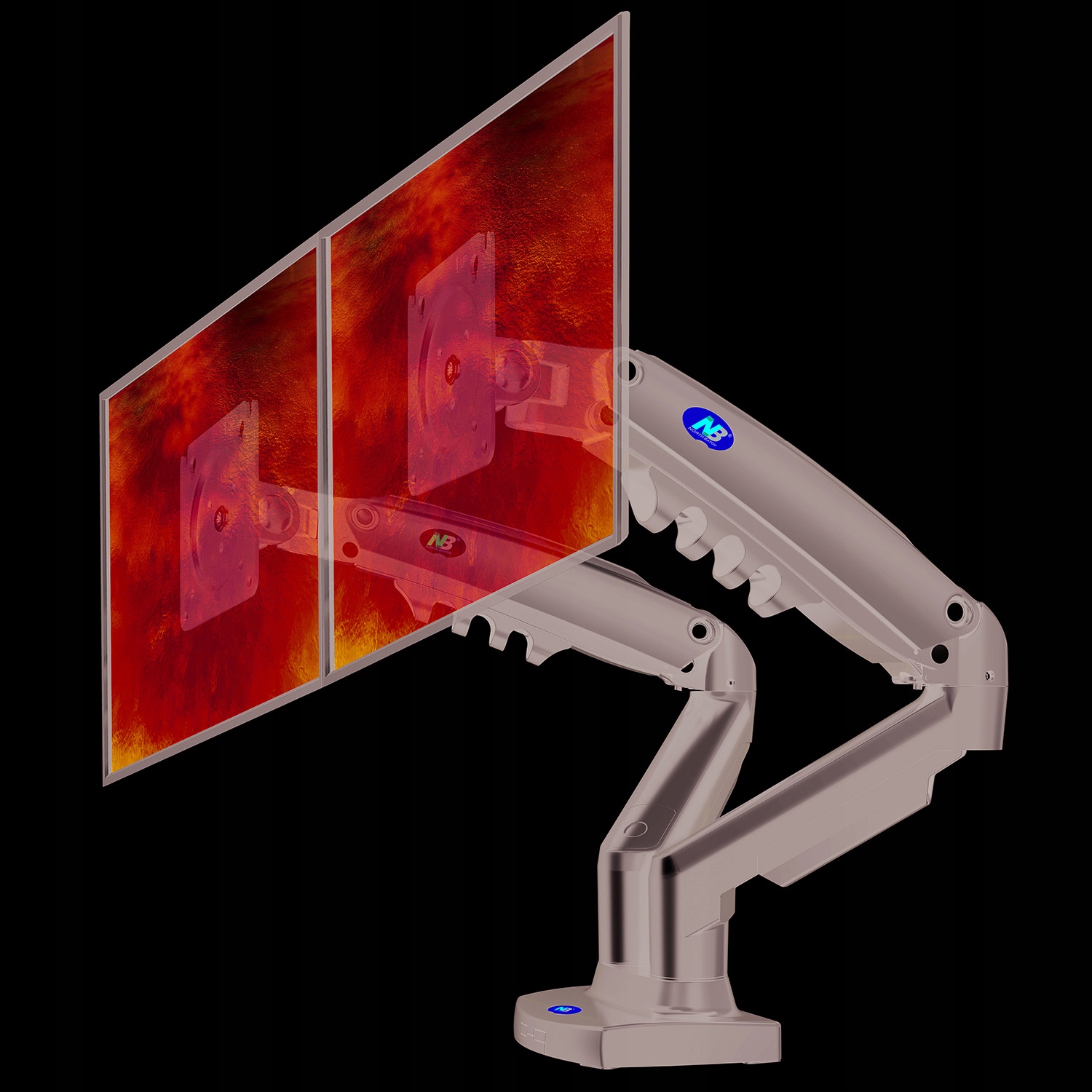 Uchwyt do monitora Fiber Novelty F160 17-27 cali Grafitowy