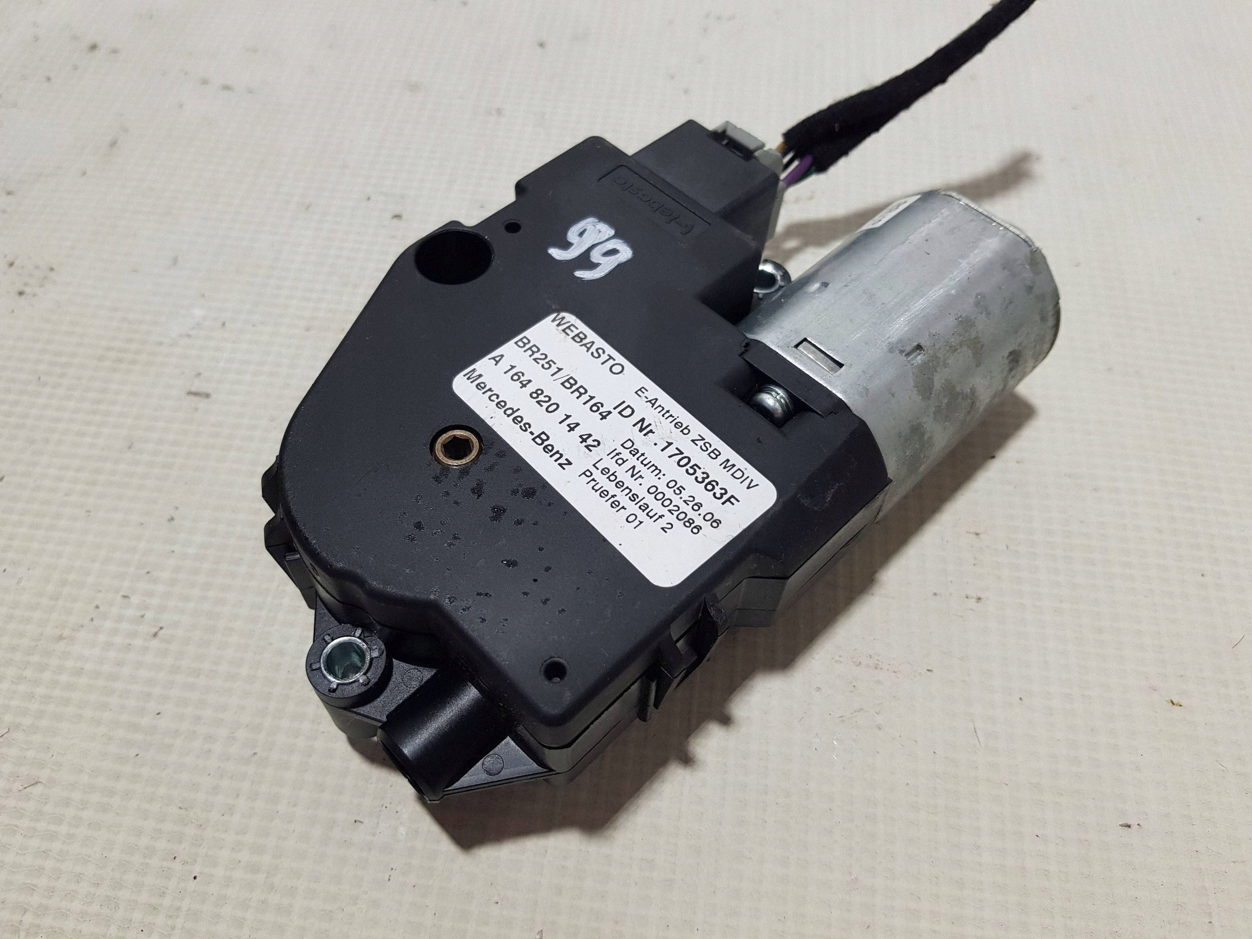 Motor Schiebedach MERCEDES W164 ML 1648201442
