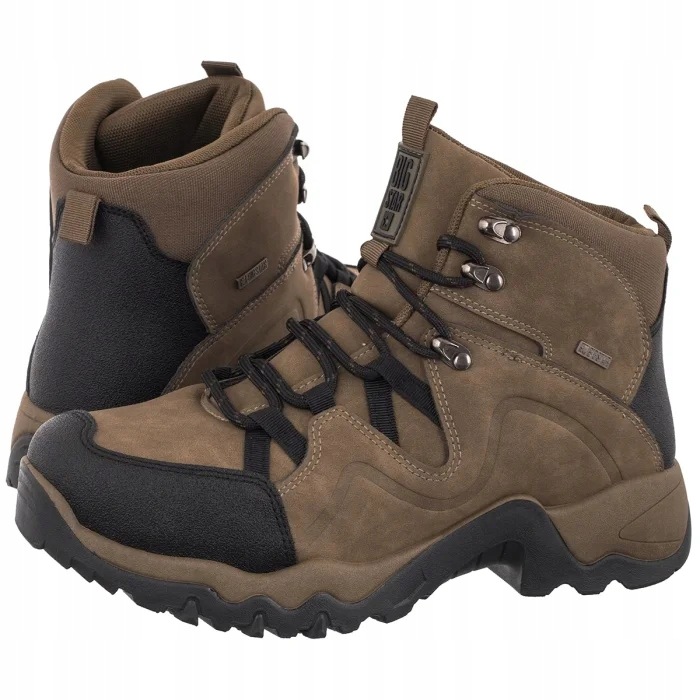 Pánské zimní boty Trapery Big Star Khaki UU174184 Zelené