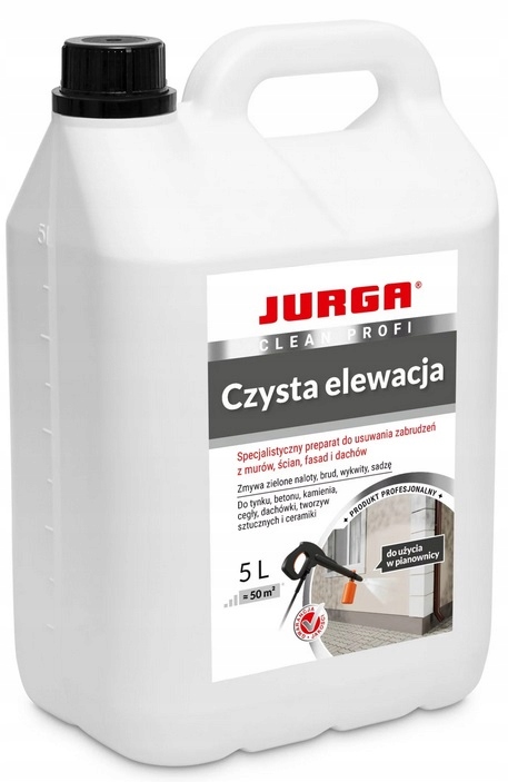 Levně Jurga Clean Čistá Fasáda Čisticí Prostředek Na Fasády Fasád 5 L