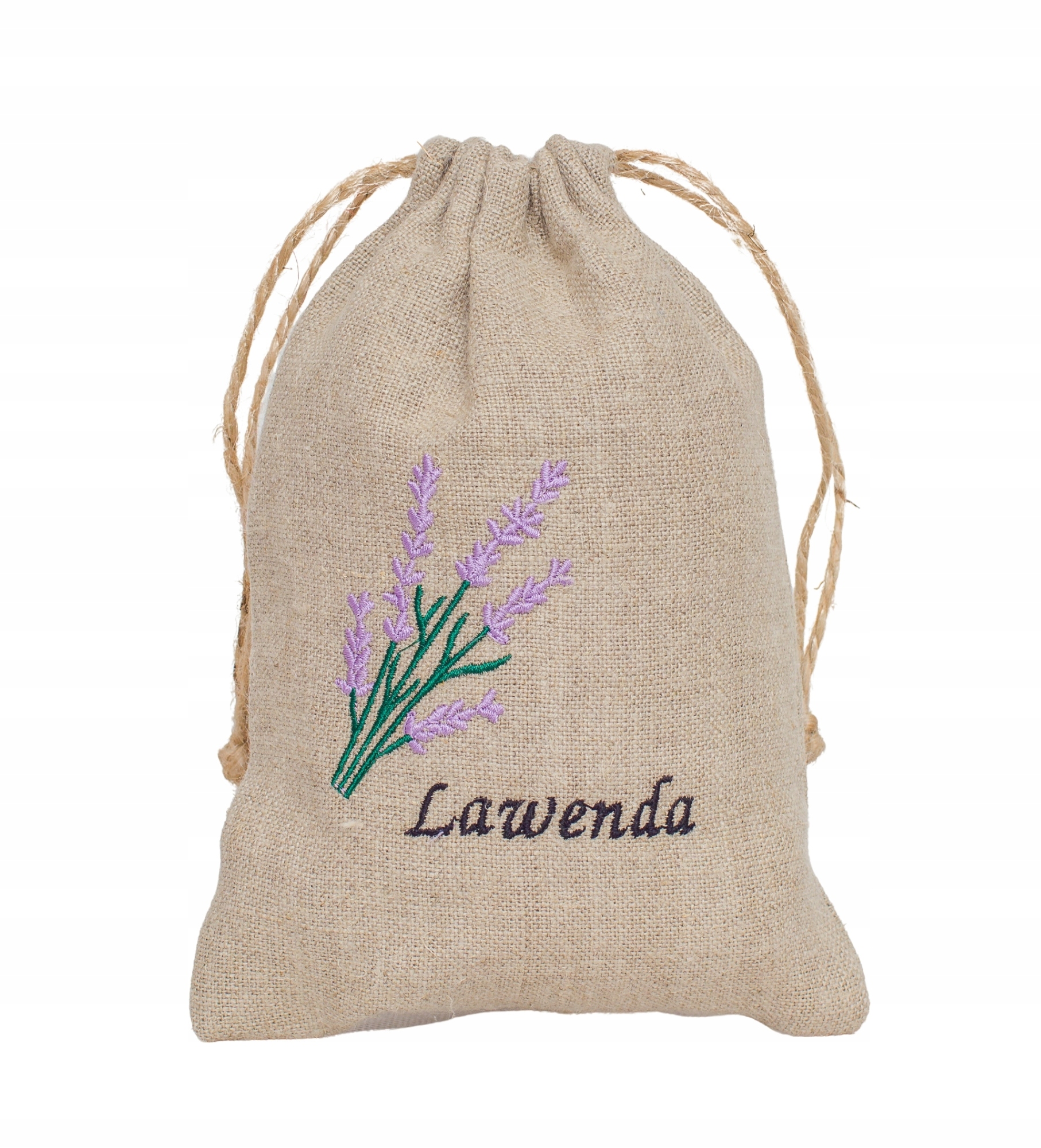 

Woreczek na lawendę - lniany, duży 15x20cm lawenda