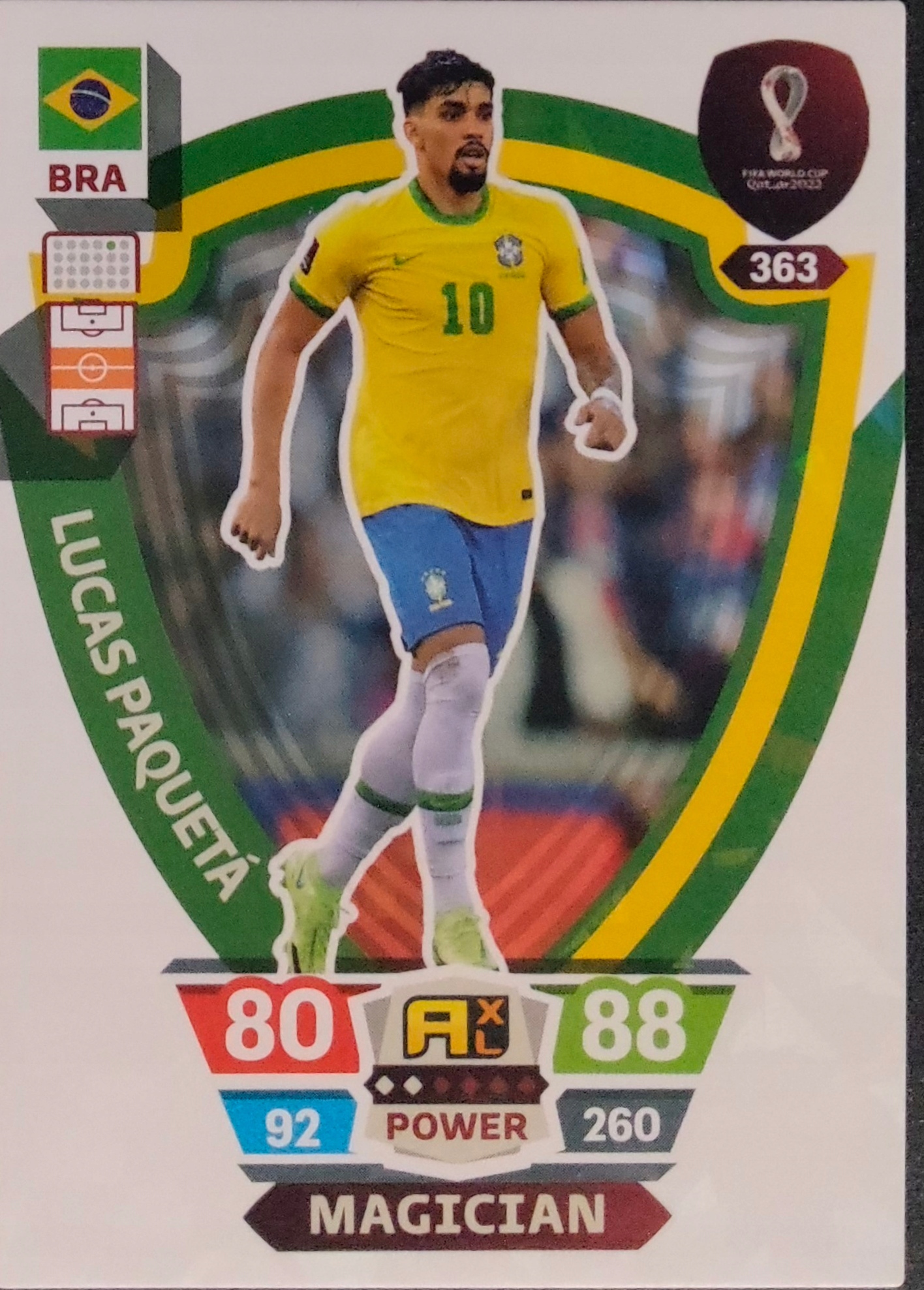Panini World Cup Qatar 2022 Magician 363 Lucas Paqueta Brazylia