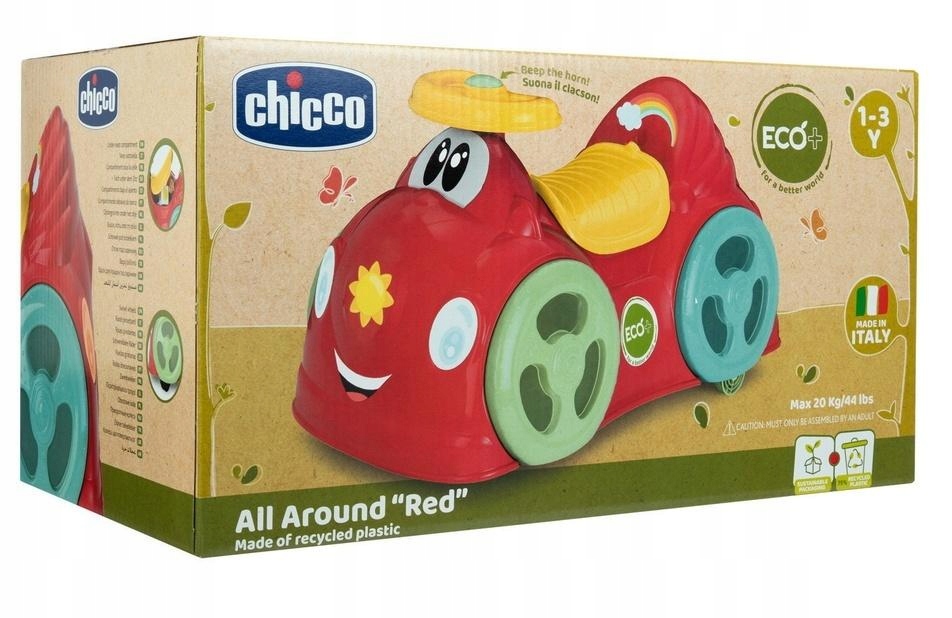 Jeździk All Around Czerwony Eco+