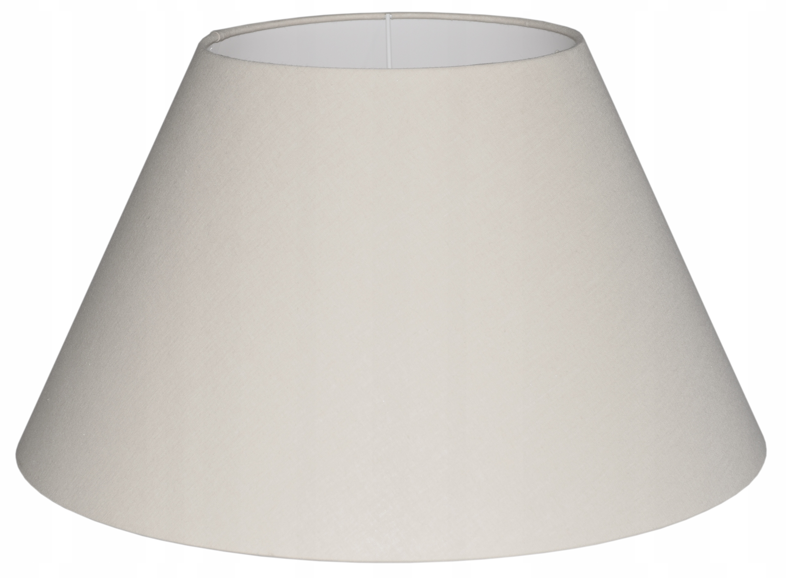 Štýlové tienidlo Zavinovacie Okraje kužeľ 45 cm E27 Béžová Mirano