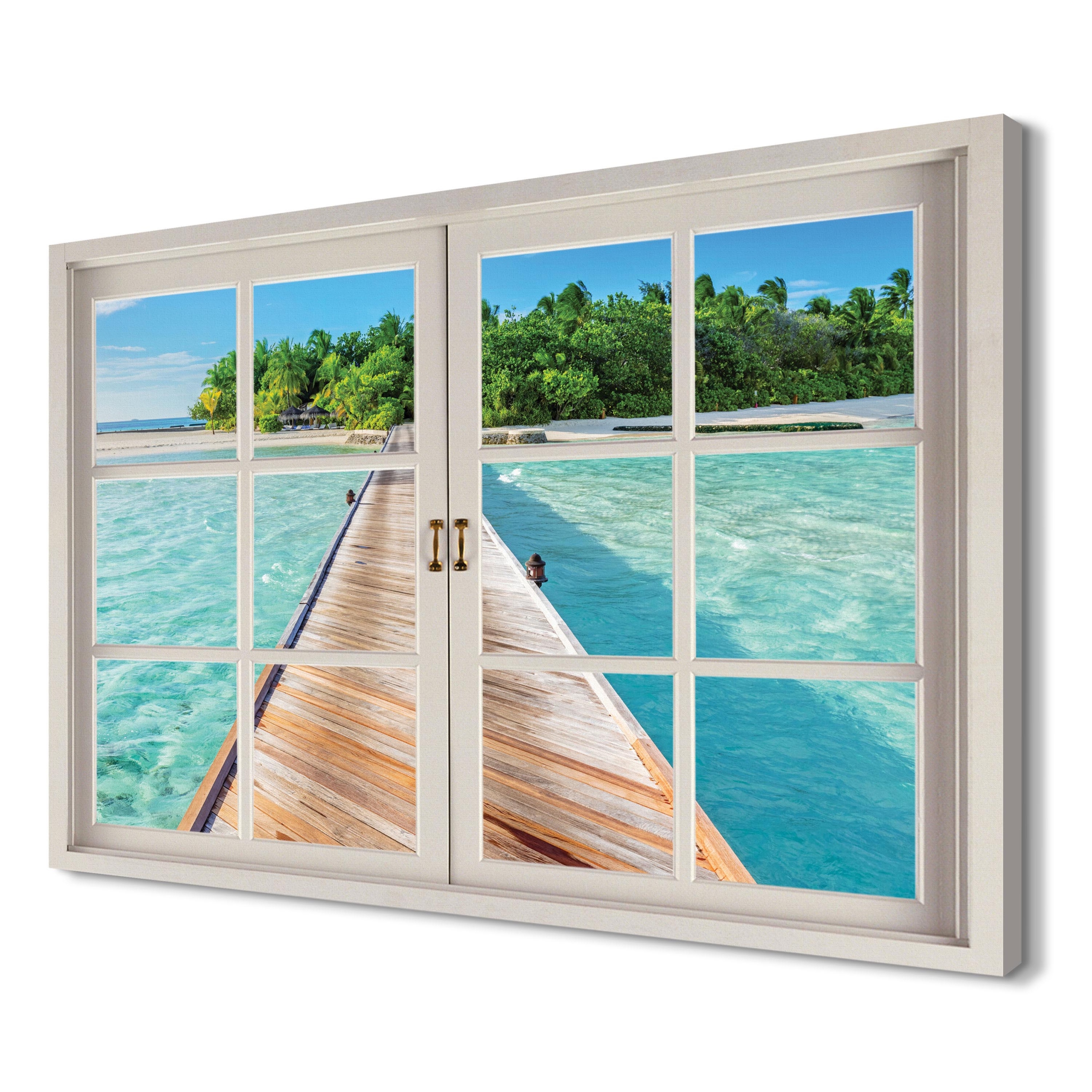 

Molo Ocean ścienny 120x80 Fotografia na płótnie 3d