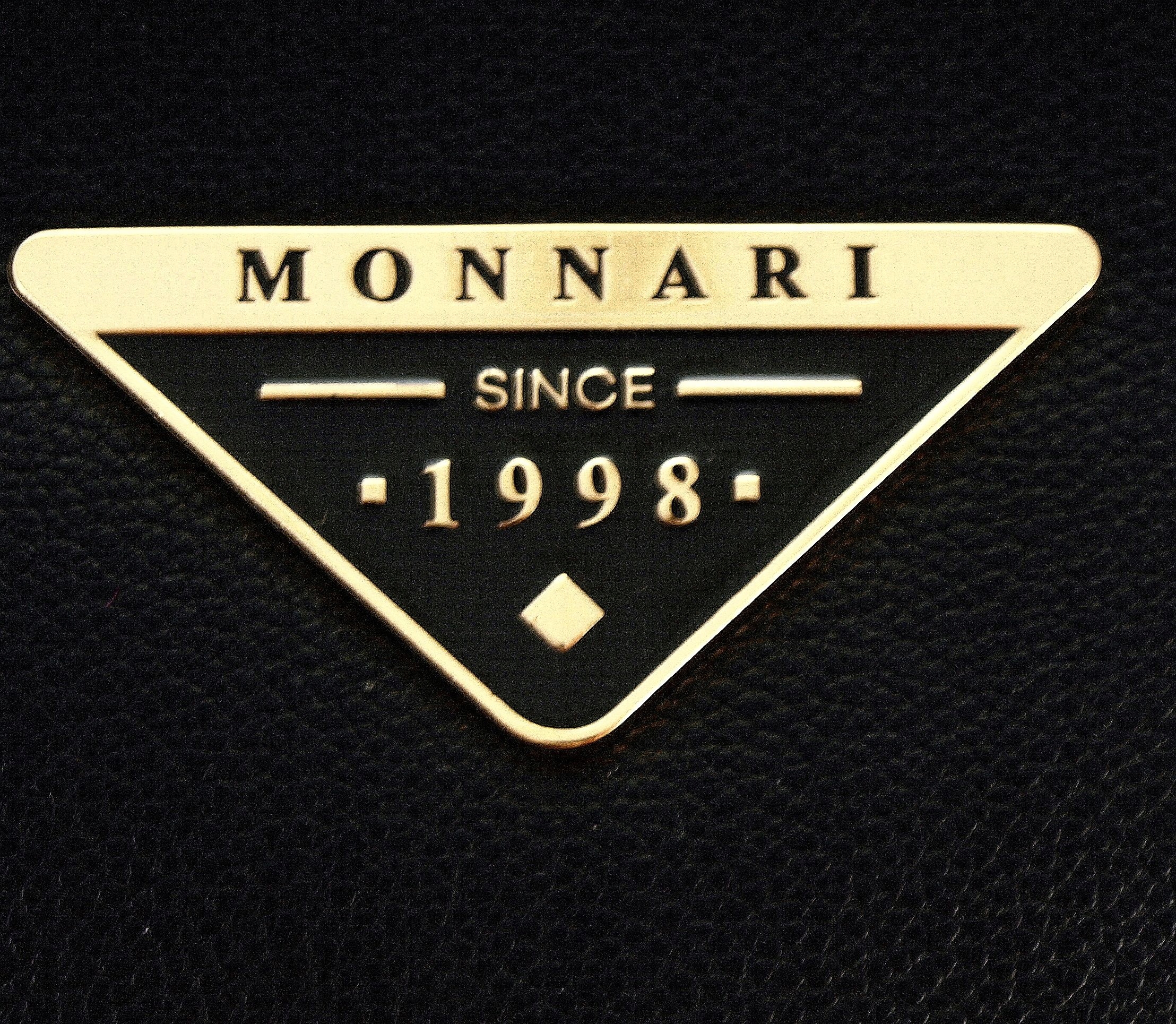 MONNARI Czarna LISTONOSZKA TOREBKA Damska PREMIUM Model BAG5250-020