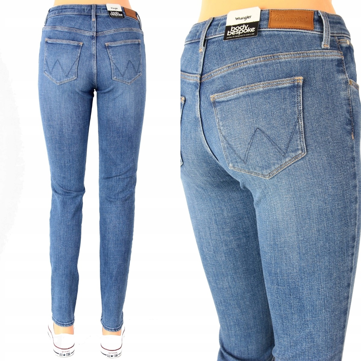 

Wrangler Slim Jeansy Proste Spodnie W28 L32