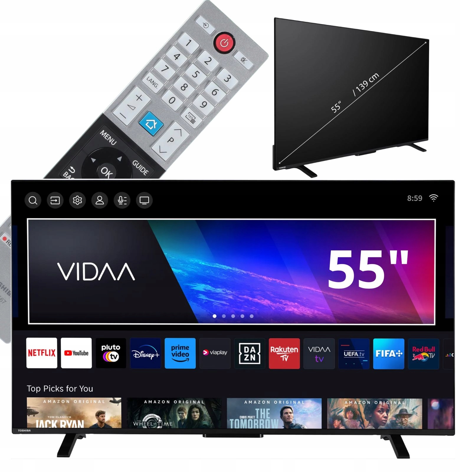 Telewizor Smart Tv Toshiba 55UV2363DAN Led Tv 55 cali