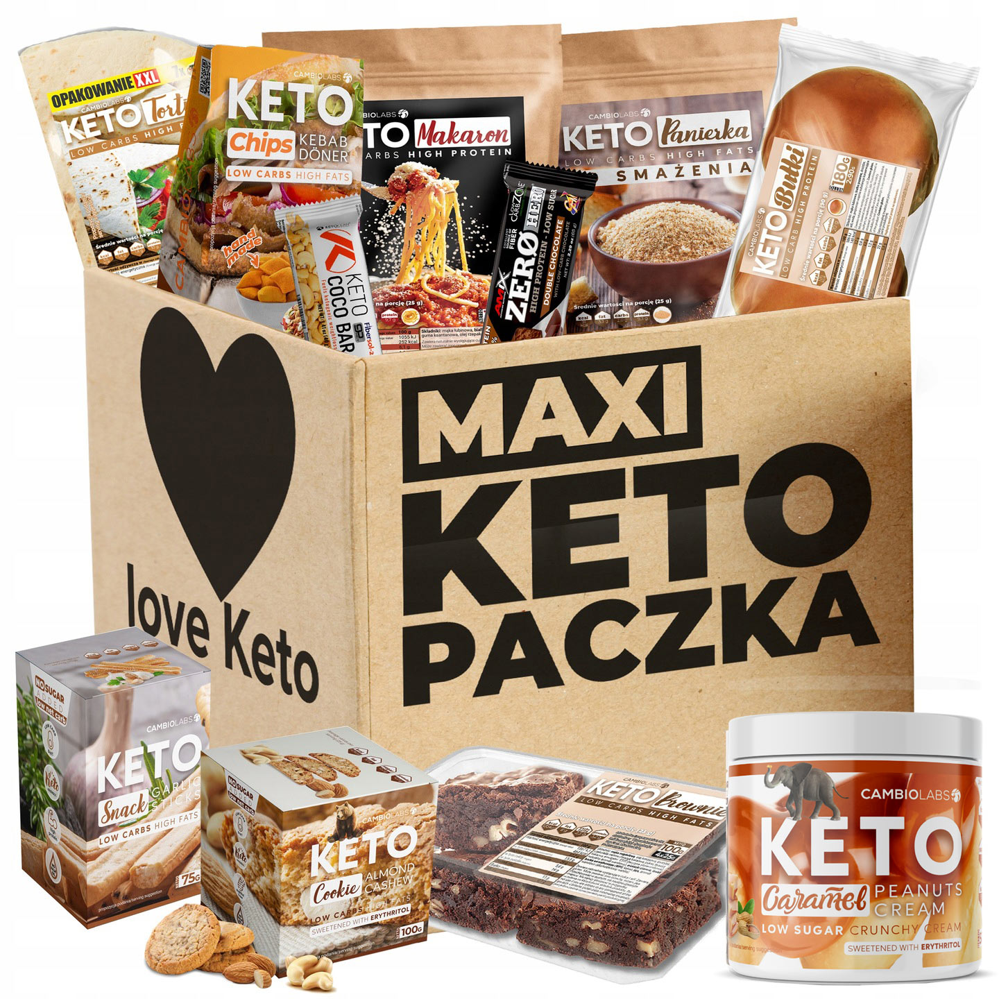 Dieta Keto sada produktů směs Slim Keto Dárkový Balíček Dárek
