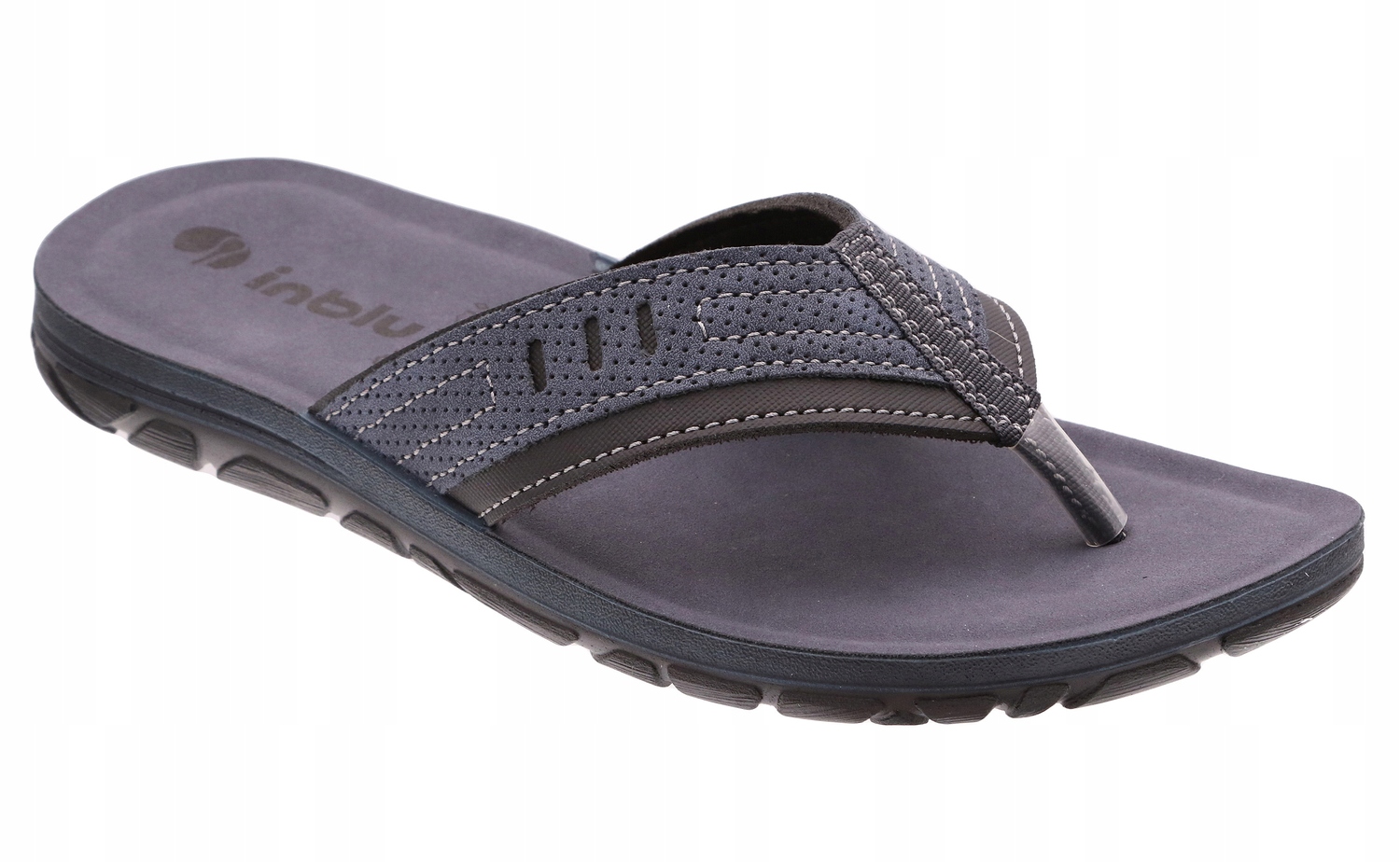 Klapki Męskie Inblu VT-02 Japonki Skóra Eko Miękka Wkładka Lato 41