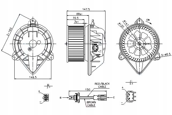 Ventilátor Ventilátoru Nissens 7701048387 9109815 440