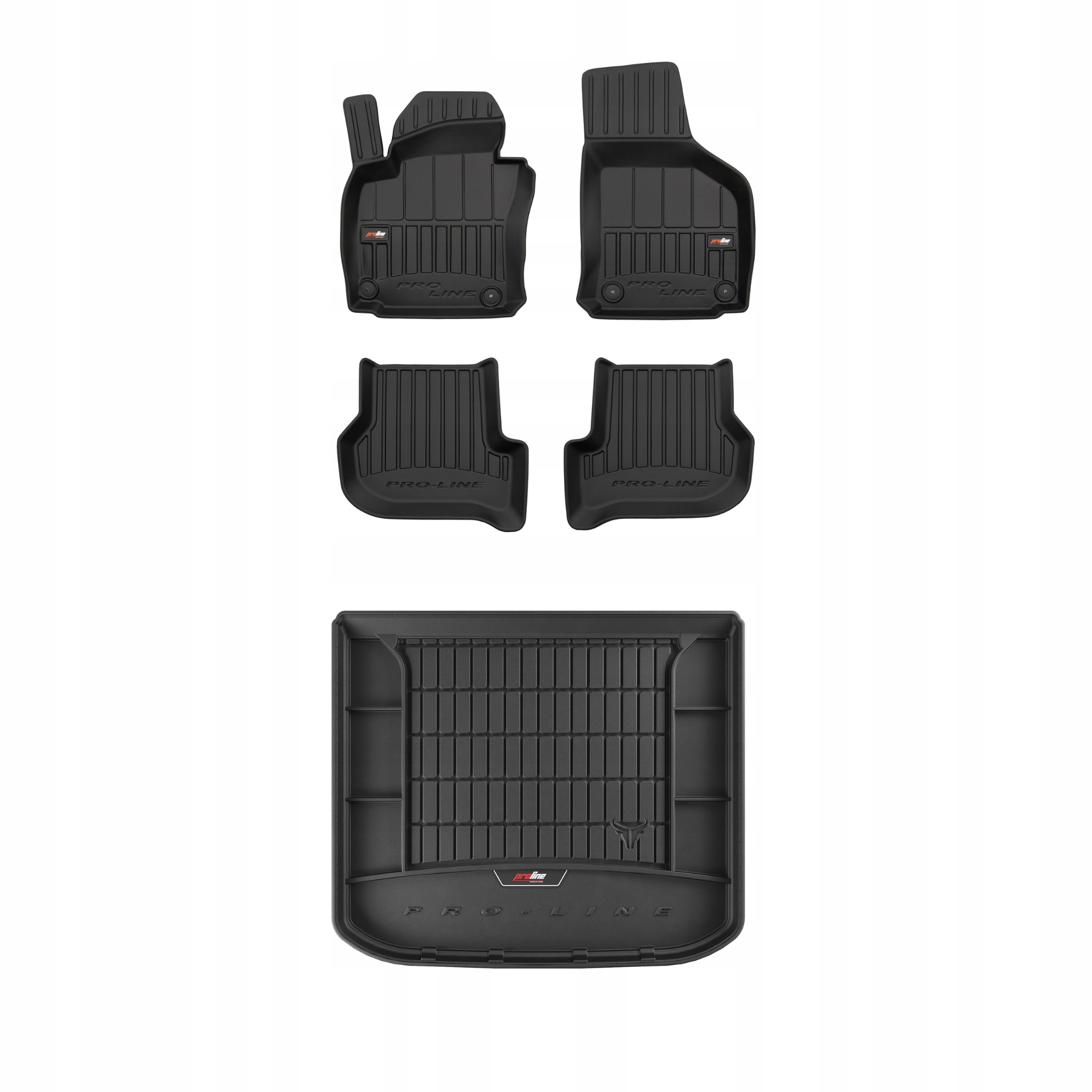Frogum 3D Sada gumových koberců a rohože s logem pro Seat Toledo III 2004-2009