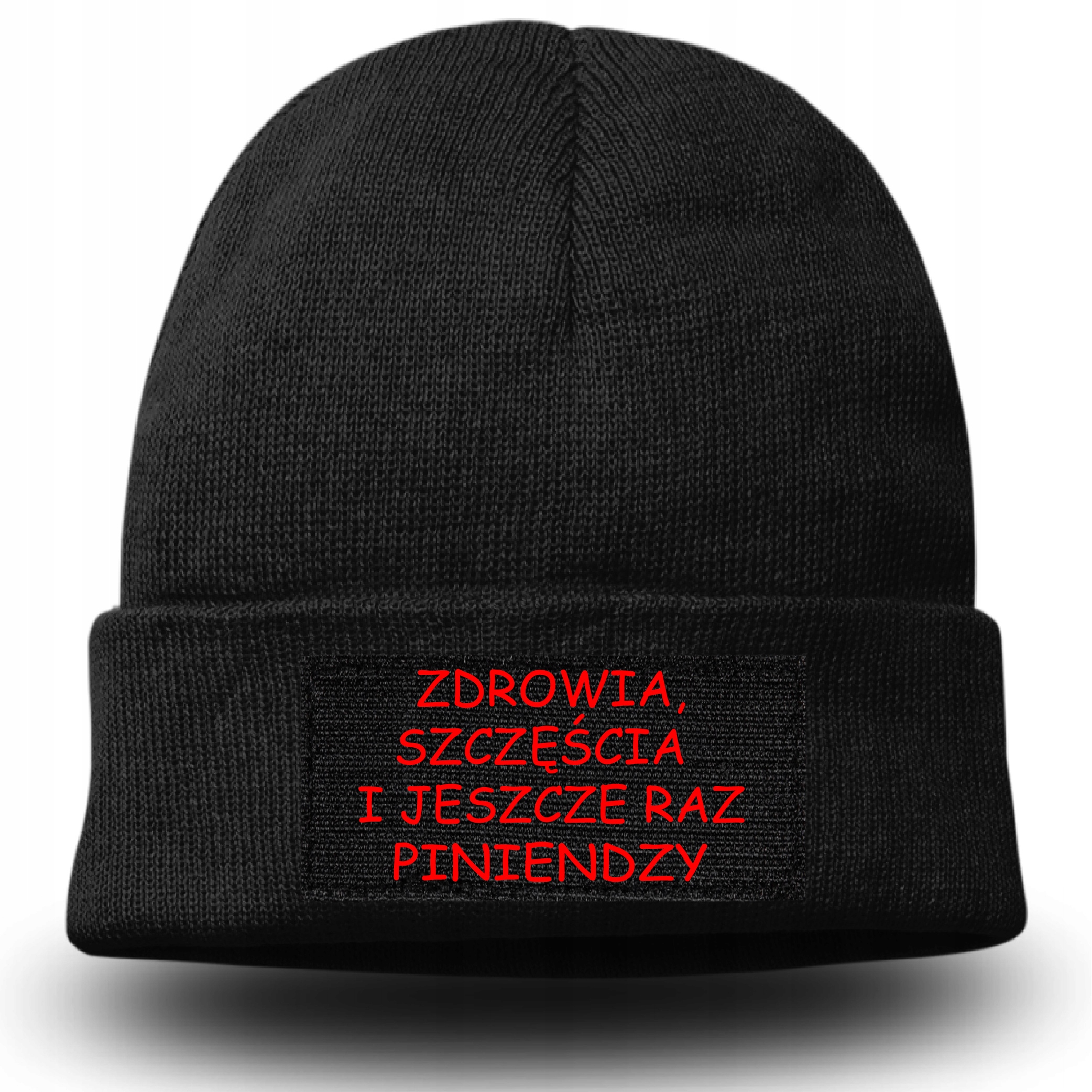 

Czapka Z Życzeniami Zdrowia Szczęścia I Piniendzy