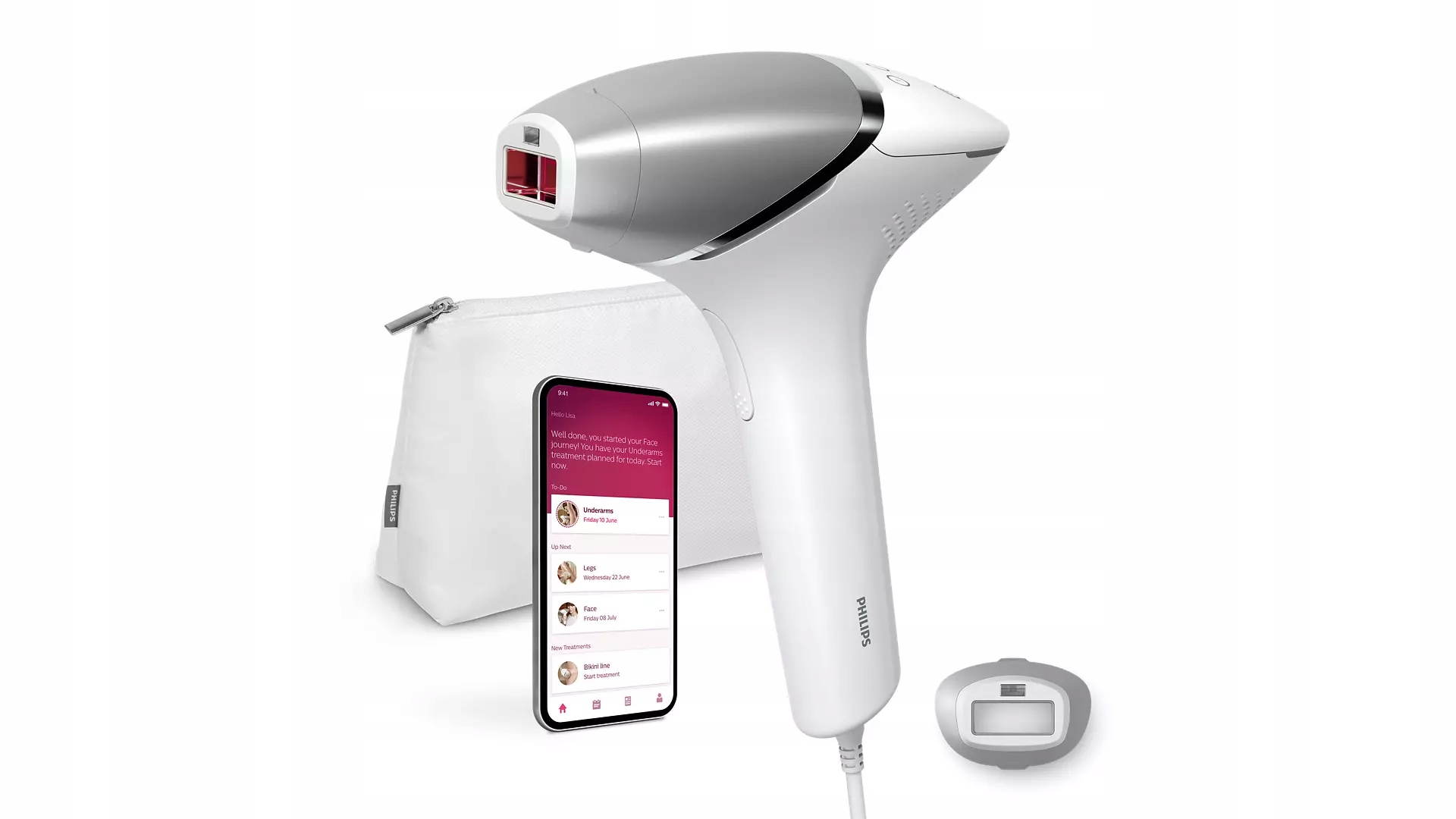 Philips Lumea Ipl 8000 BRI940/00, použití na tělo