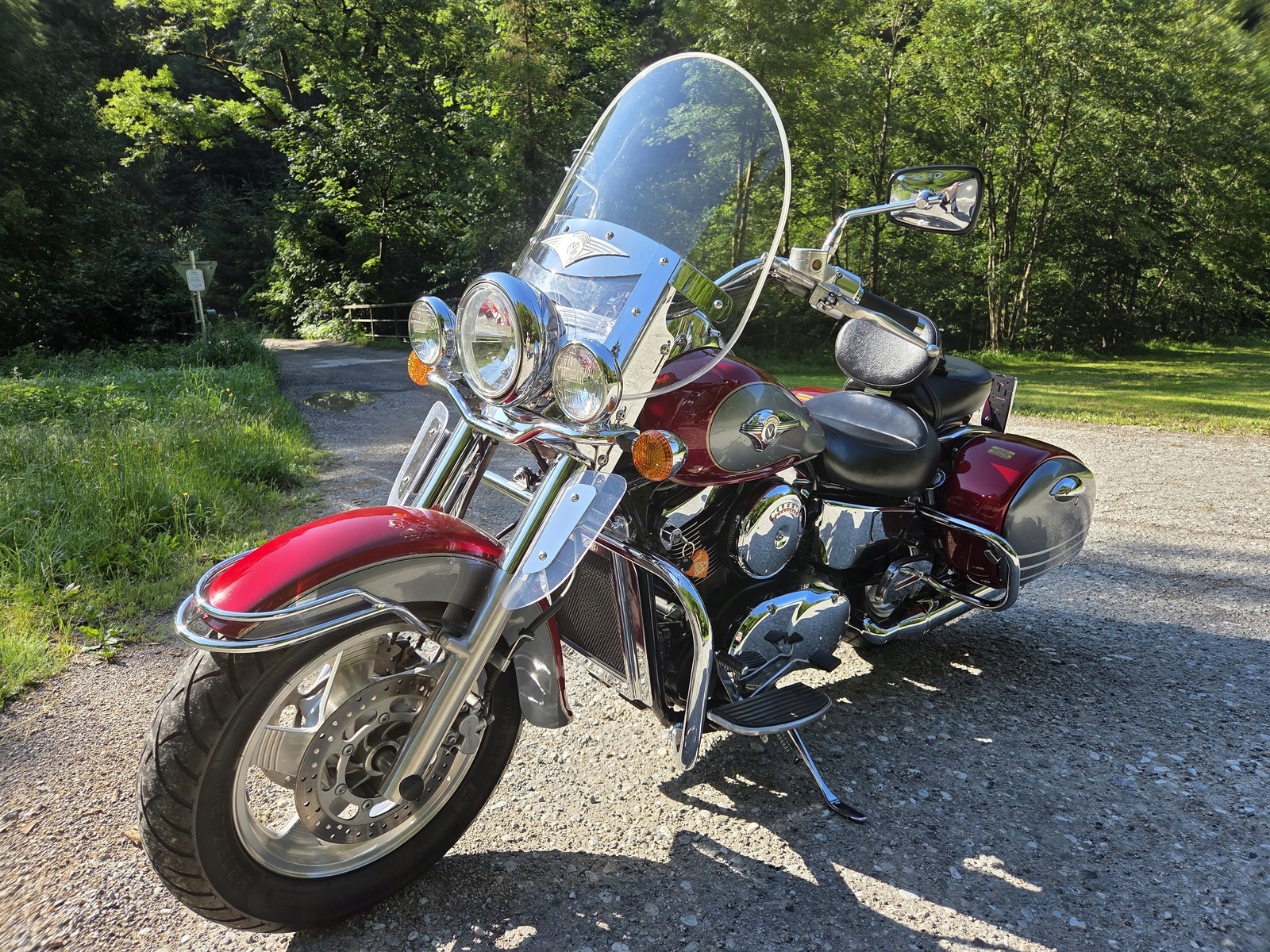 Sklo Kawasaki Vn 1500 Vulcan Classic (95-08) 5 mm Turistické Chopper