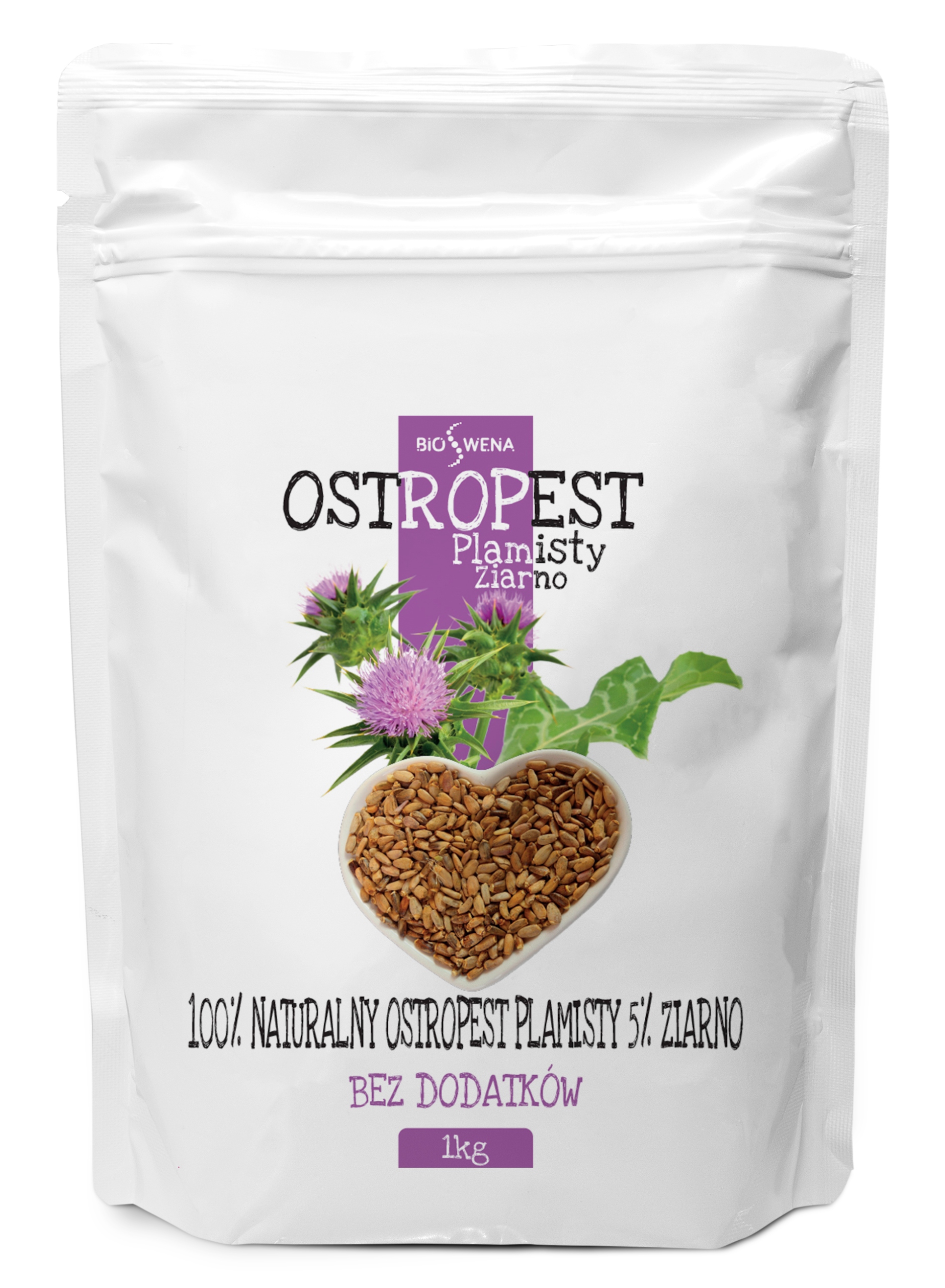 

Ostropest Plamisty Ziarno 1kg z Polski Bioswena