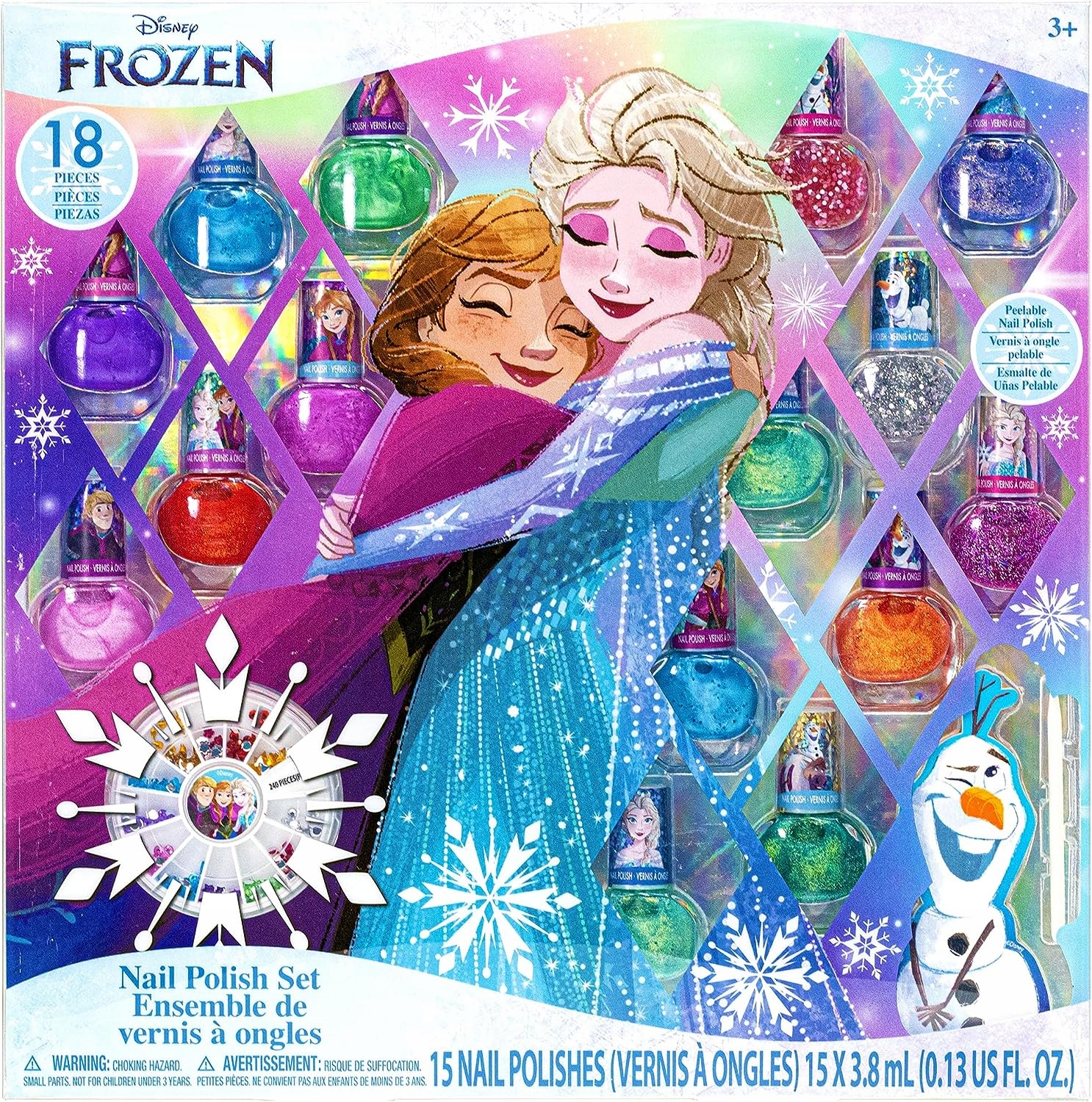 Townley Girl sada laků na nehty Disney Frozen 18 dílů