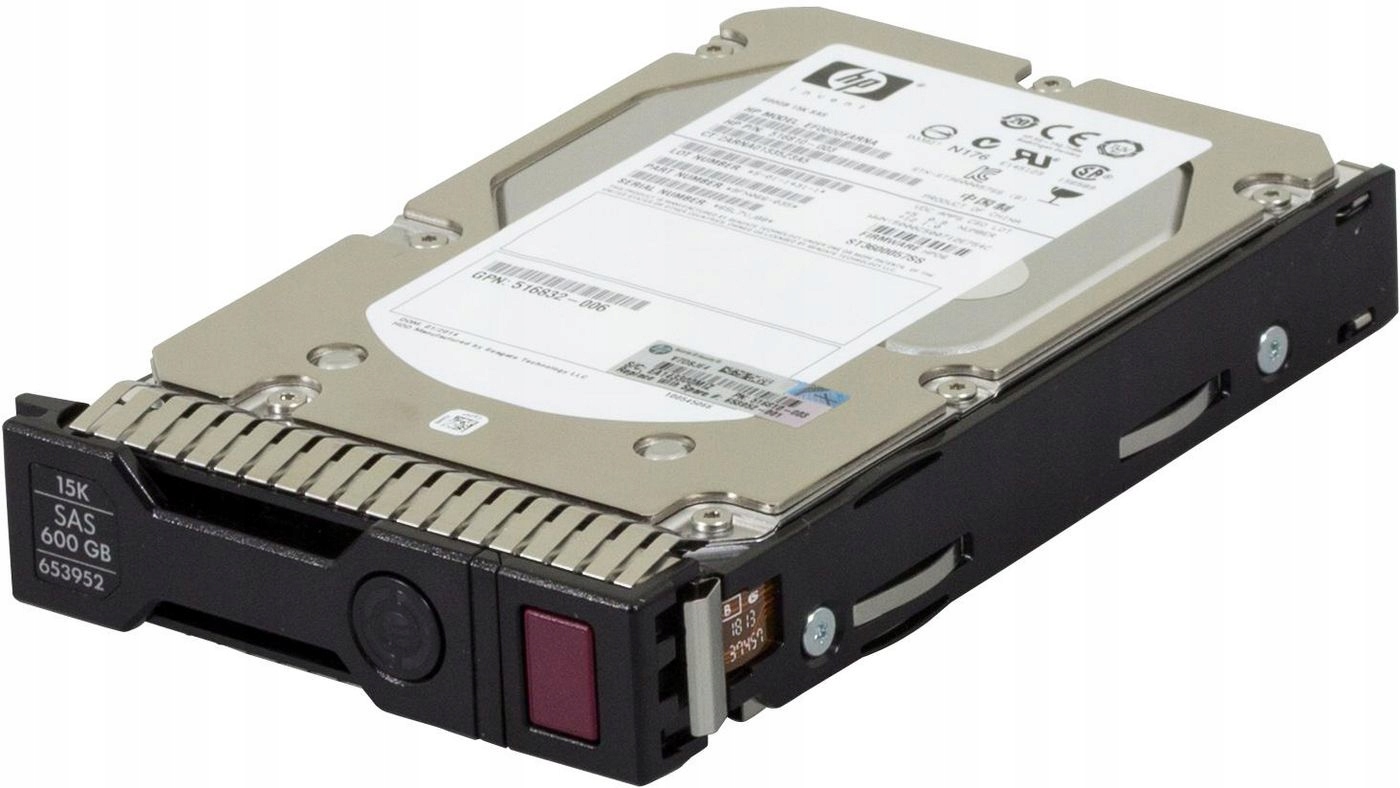 Hp Enterprise 600Gb Sas 15.00rpm 3.5I nch, 653952-001