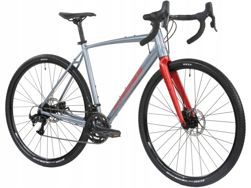 Rower gravel Kross Xprt Grv U20 28 cali Grafitowo-bordowy