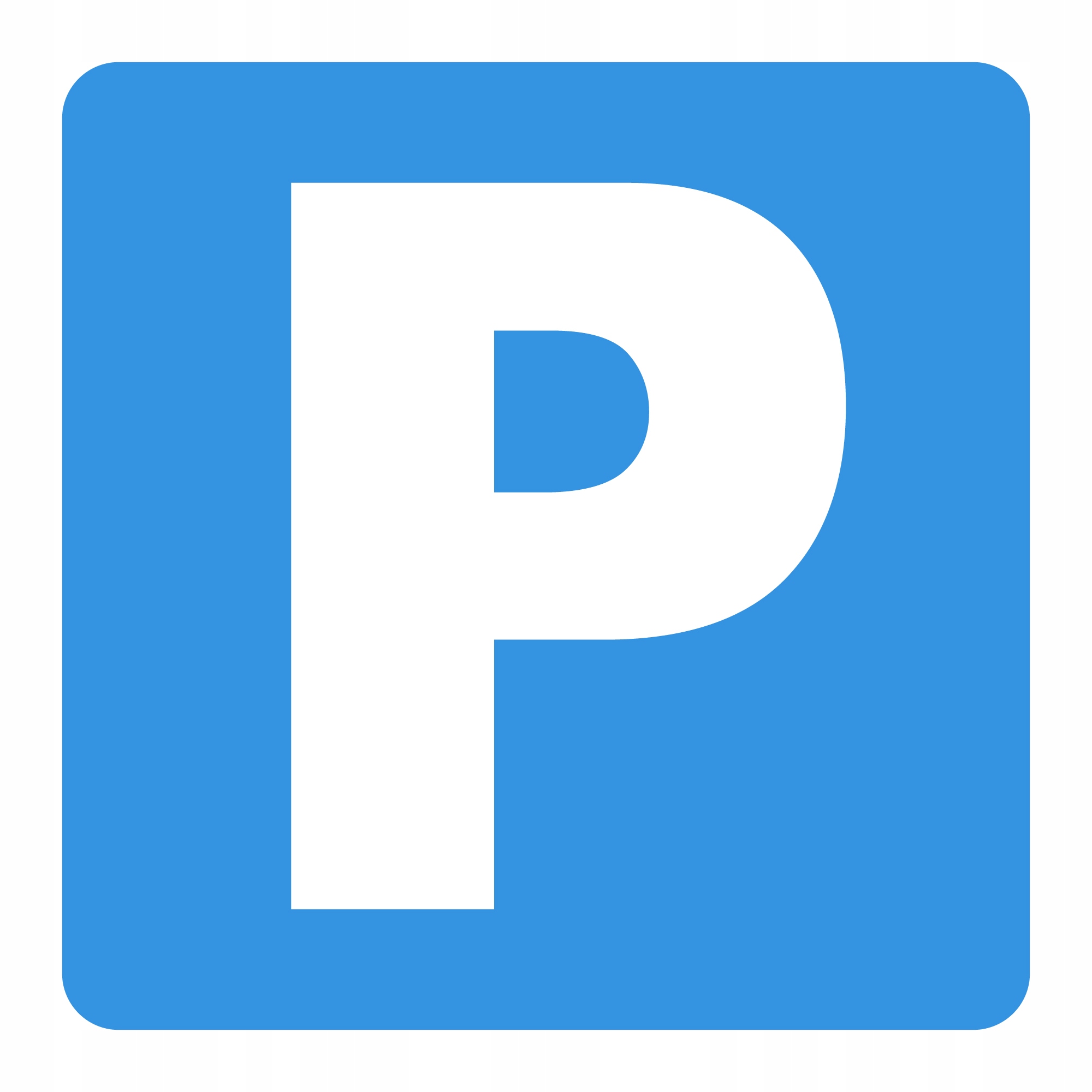 

Tabliczka 35x35 Parking druk bezpośredni Pcv