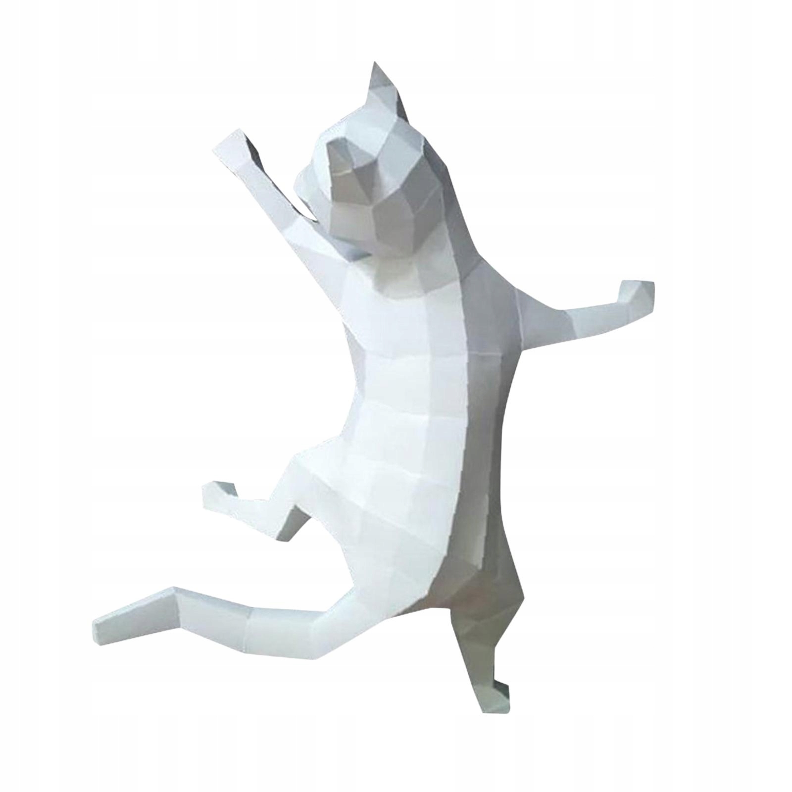 3D Origami Model kočky Lezení Papercraft DIY za 247 Kč Allegro