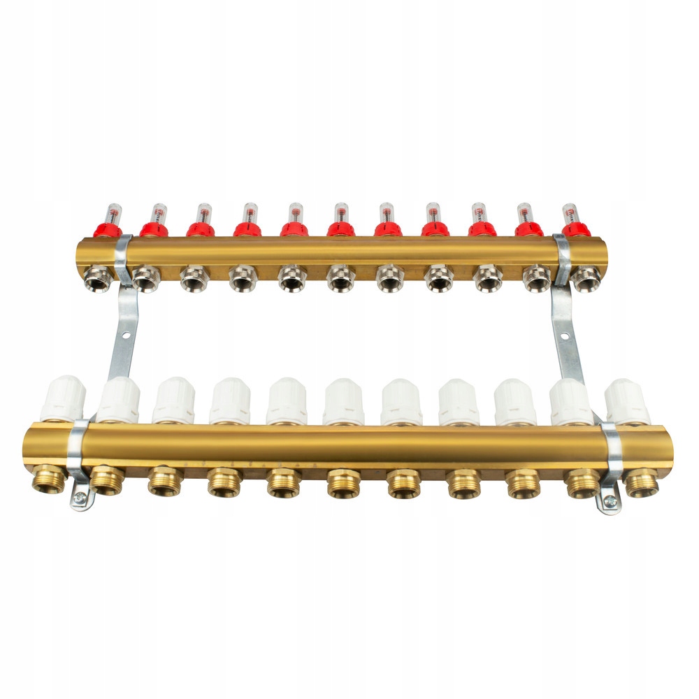 11- okruhový kolektor podlahového vytápění