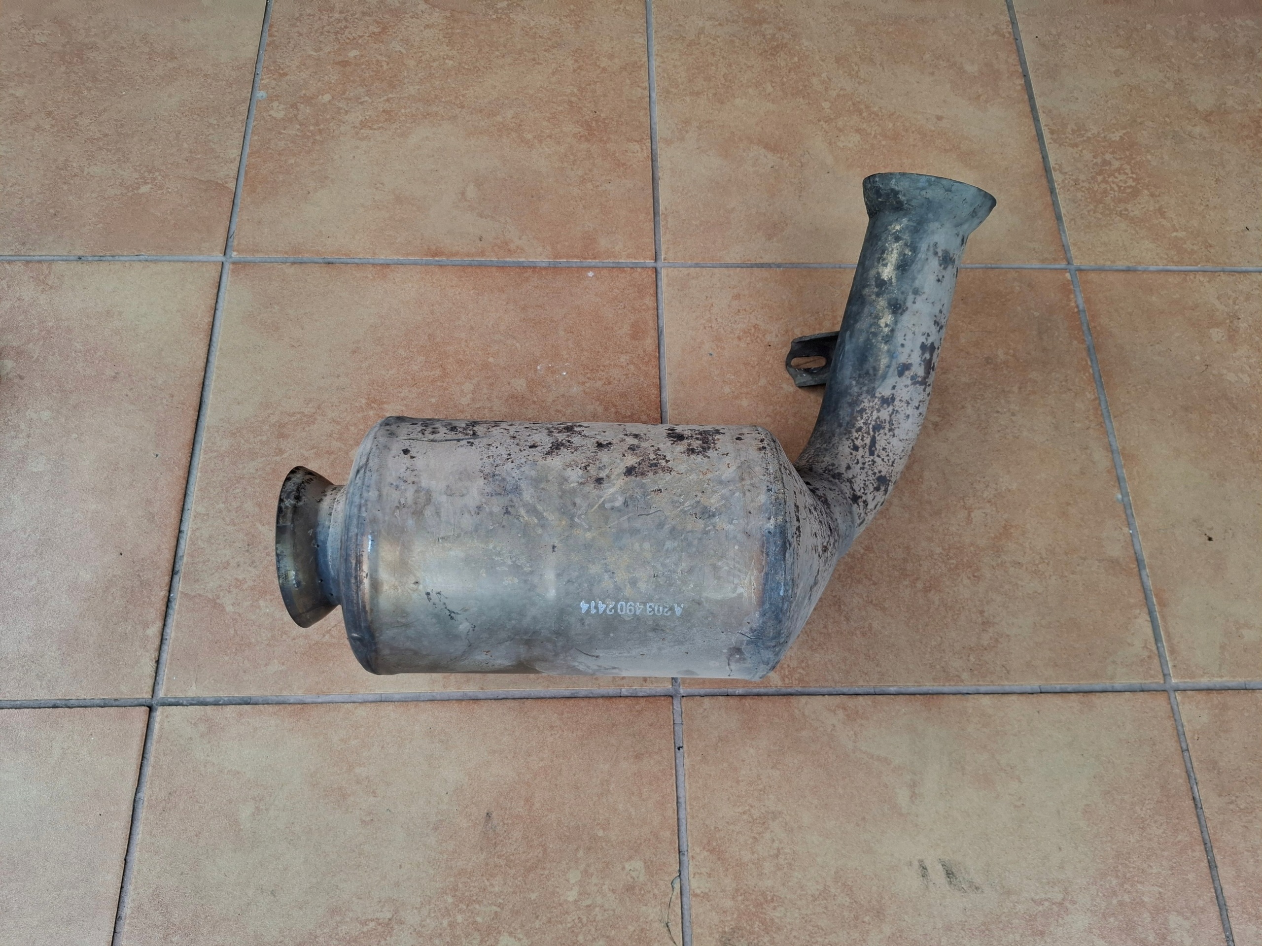 catalyst box MERCEDES W203 W211 2,7 CDI