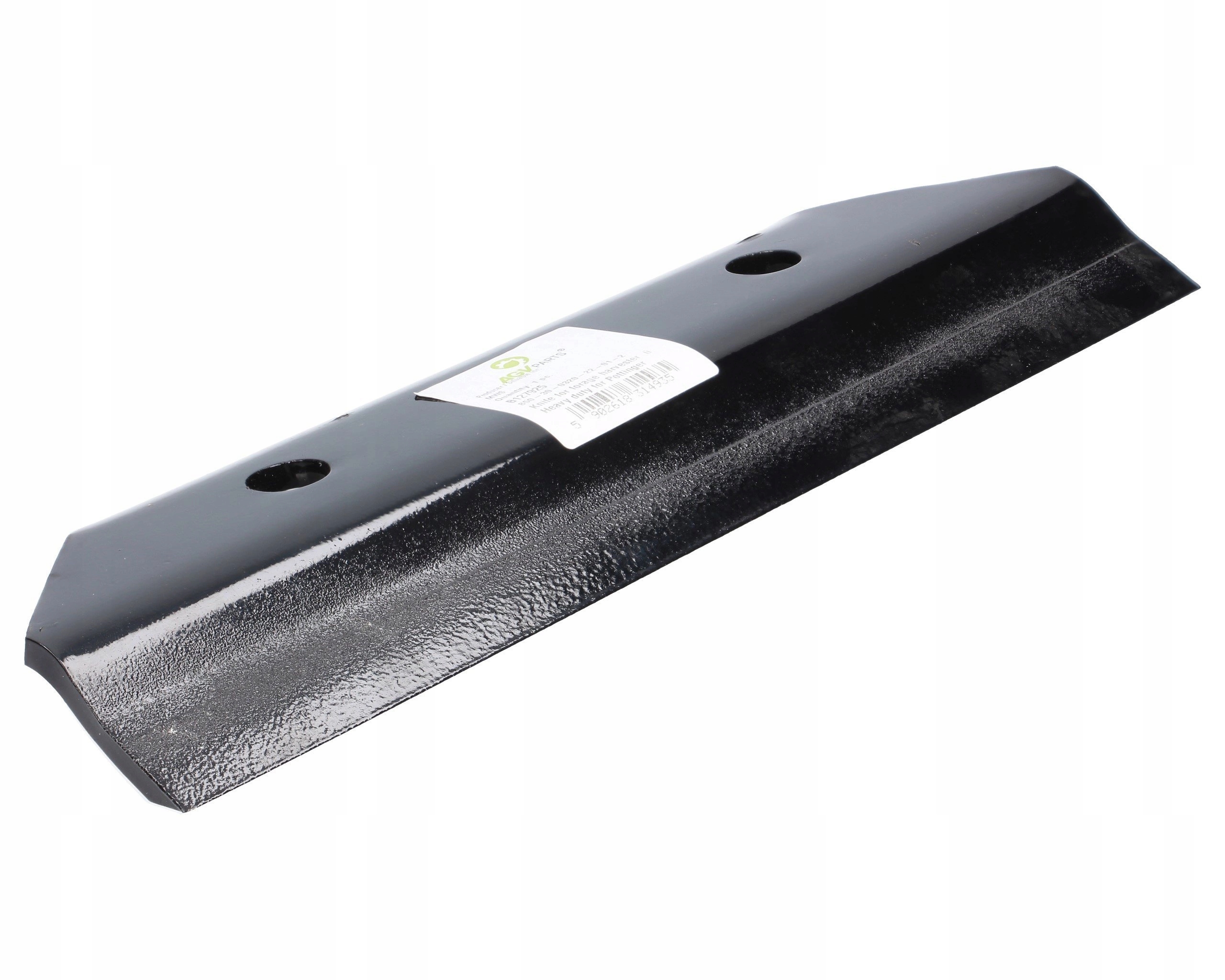 Nůž sekačky zpevněný 318x92,5x6 Fi-18 mm kombajn Pottinger