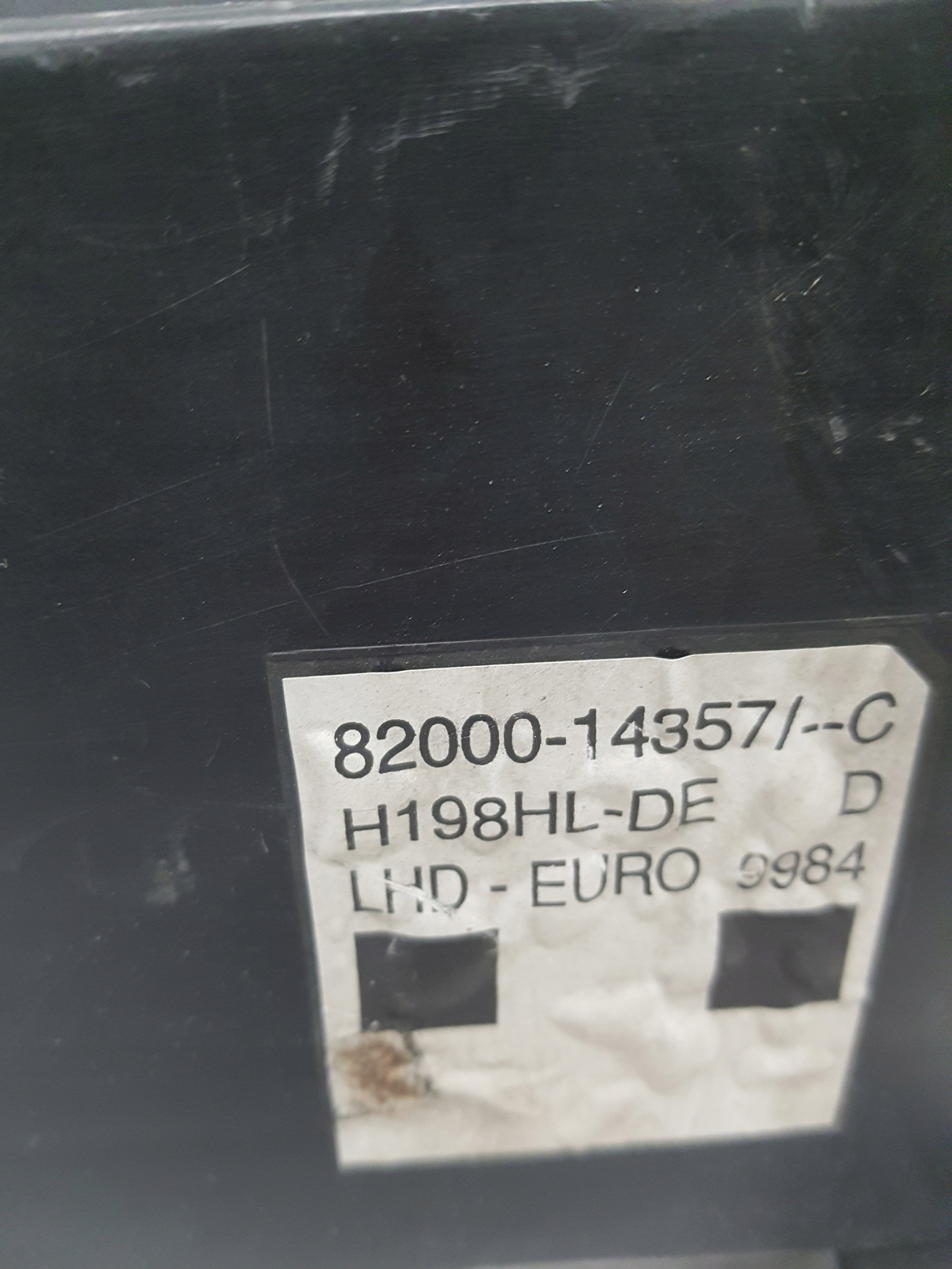 light left front RENAULT VELSATIS 82000-14357/--C