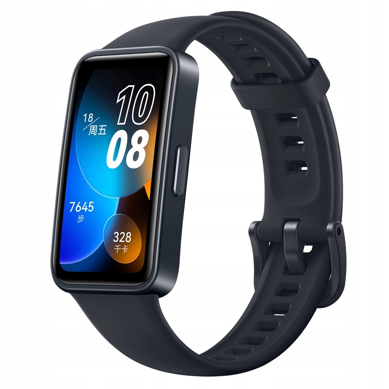 Pour Huawei Band 8 / Band 7 / Honor Band 6 Silicone Watch Strap Integral  Texture Watch Band avec boîtier