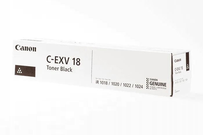 Originální černý toner Canon iR1018, iR1020, iR1022, iR1024 (C-EXV18, Cexv)