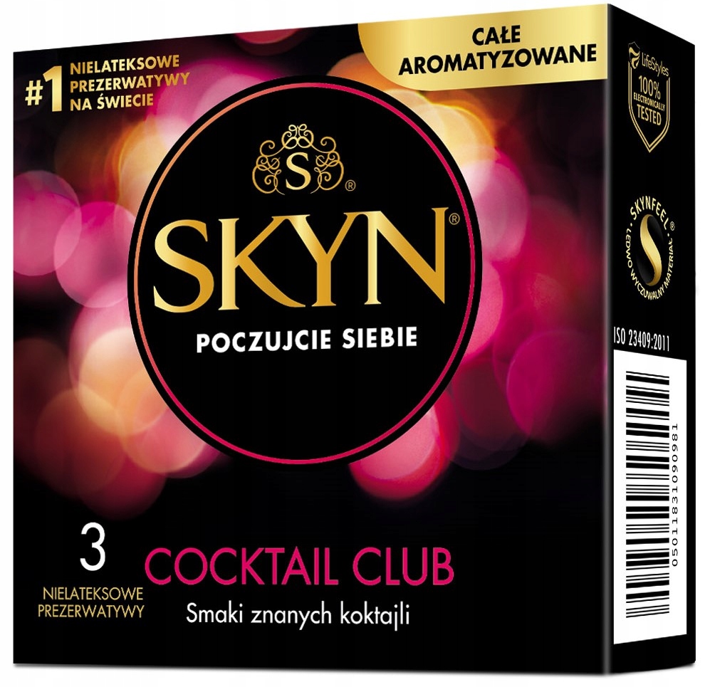 

Prezerwatywy Skyn Cocktail Club 3 szt.