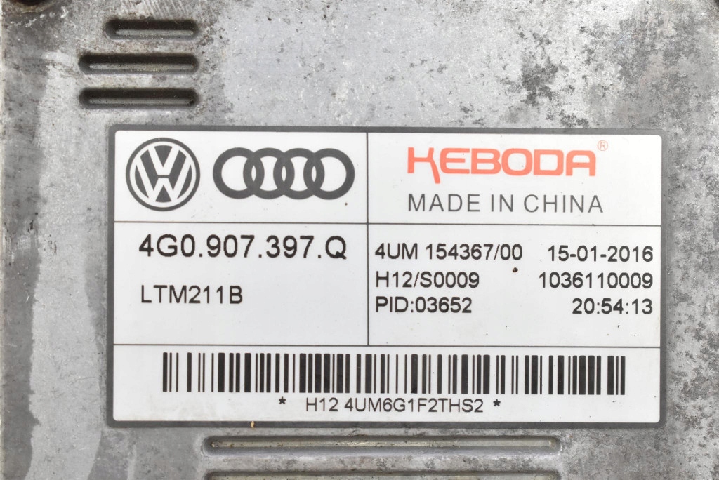 control unit XENON KSENON left 4G0907397Q AUDI A6 C7 LIFT 14-20