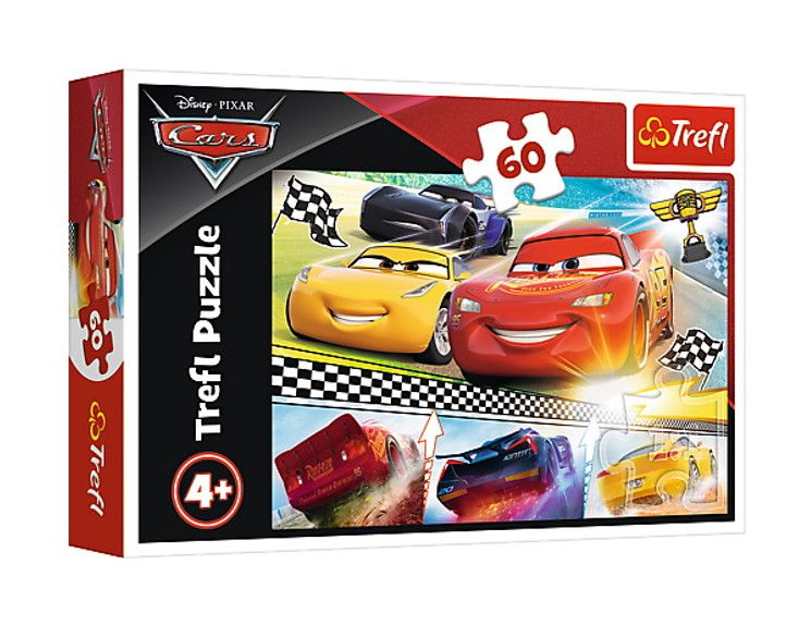 PUZZLE Trefl 60 Legendarny wyścig/Disney Cars3