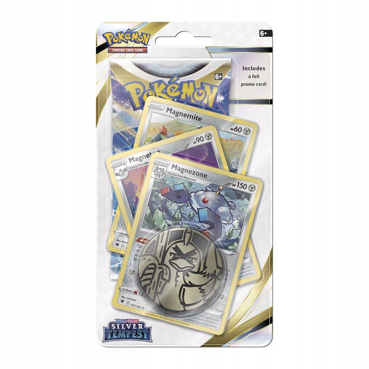 KARTY POKEMON TCG BOOSTER + 3 KARTY PROMO + MONETA