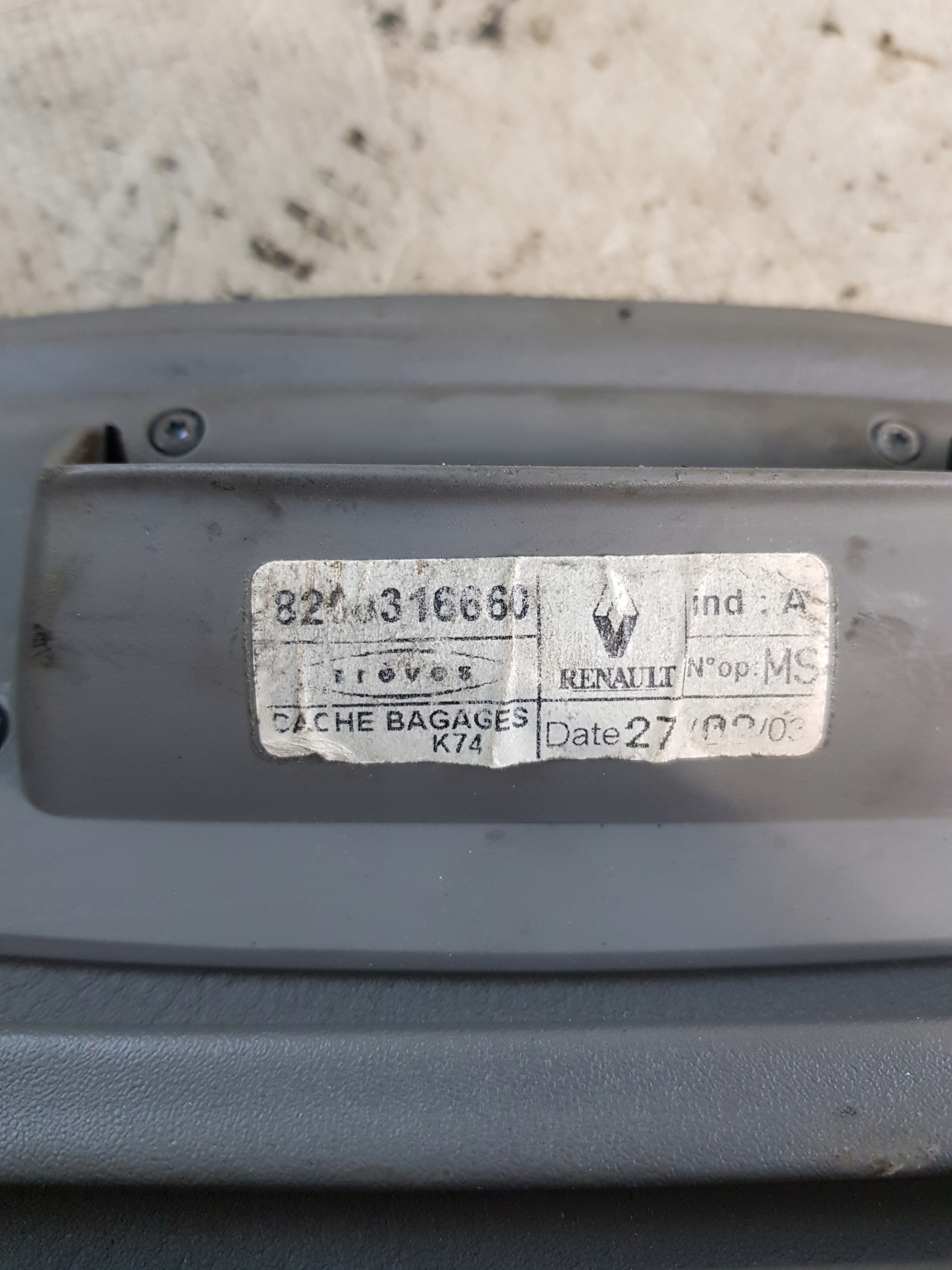 blinds boot RENAULT LAGUNA II KOMBI