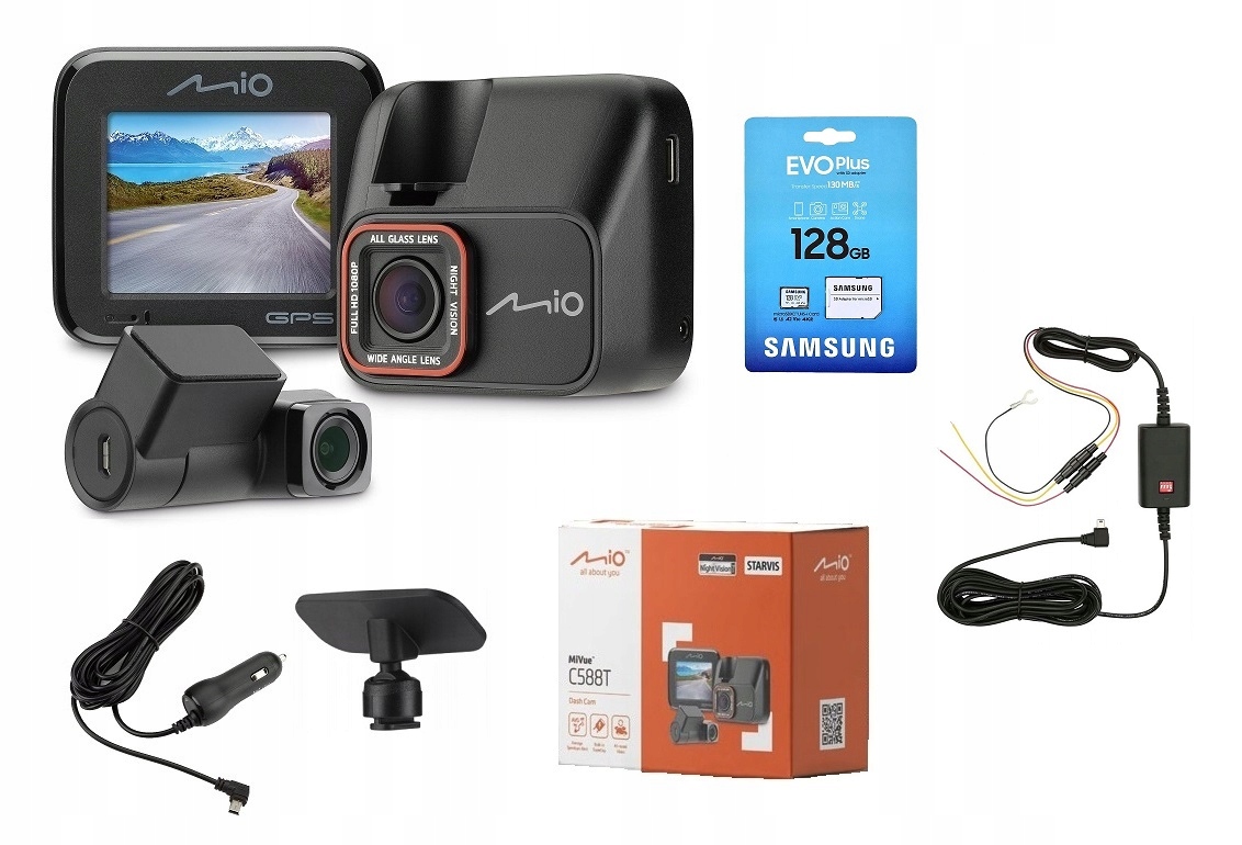 

Kamera Samochodowa Mio C588T DUAL+128GB+SMARTBOX 3