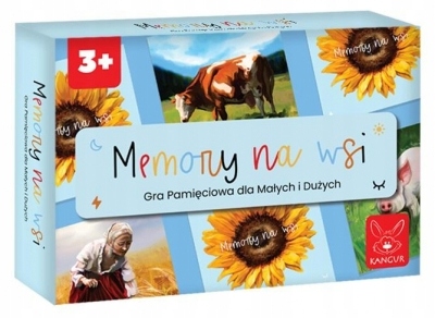 Gra planszowa Memory. Na wsi. Wydawnictwo Kangur