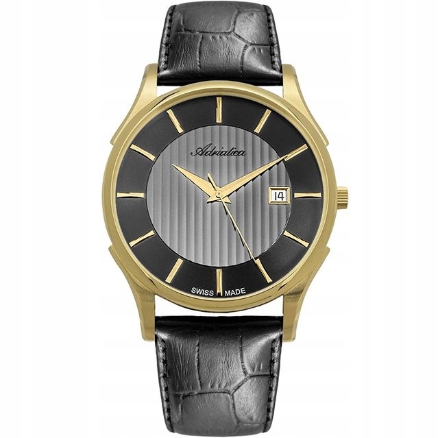 Pánské Hodinky Adriatica na řemínku A1246.1217Q Quartzové hodinky Swiss Made