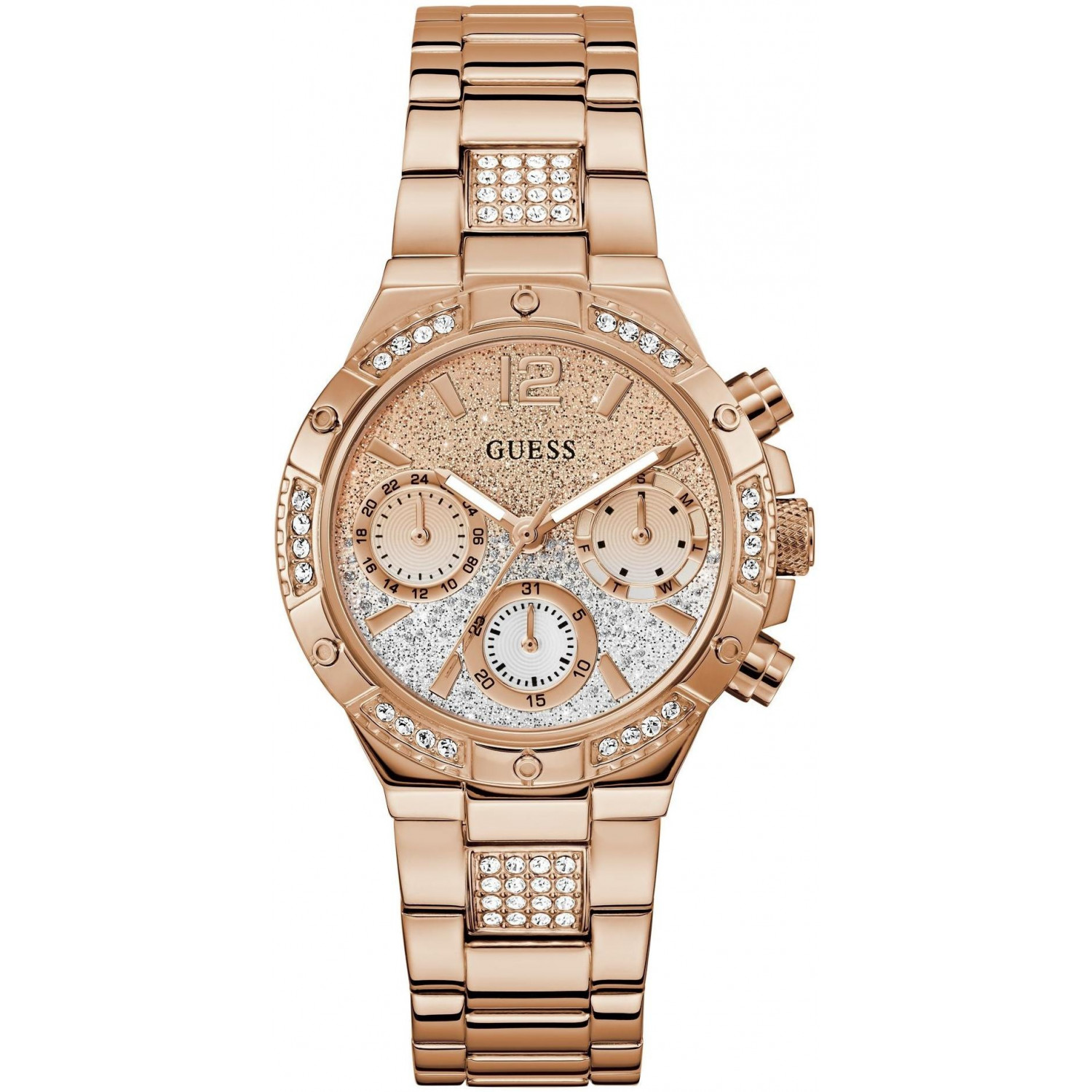 Dámské hodinky Guess GW0950L4 růžové zlato