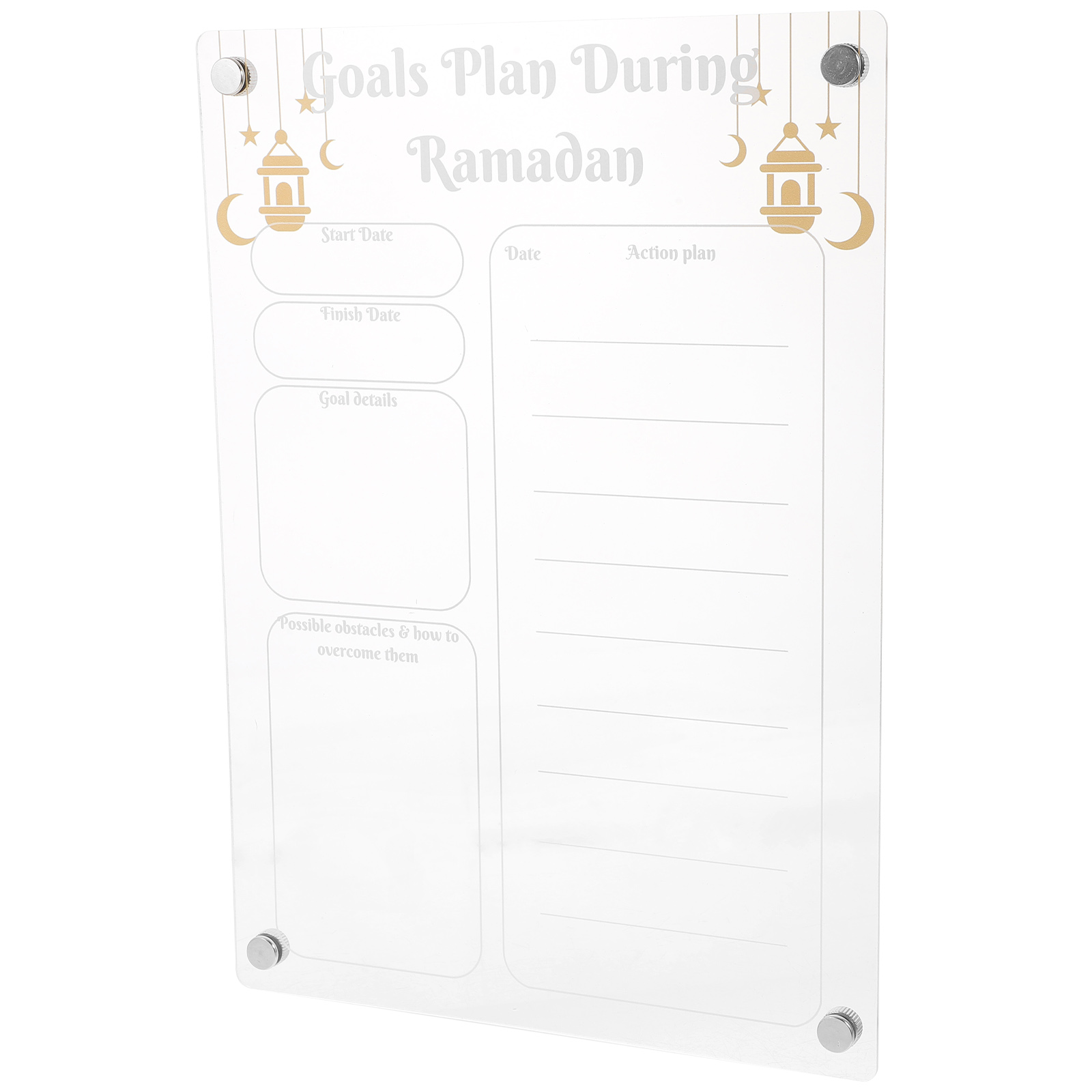 TYGODNIOWA TABLICA PLANERA MENU TABLICA HARMONOGRAMU KASOWALNA