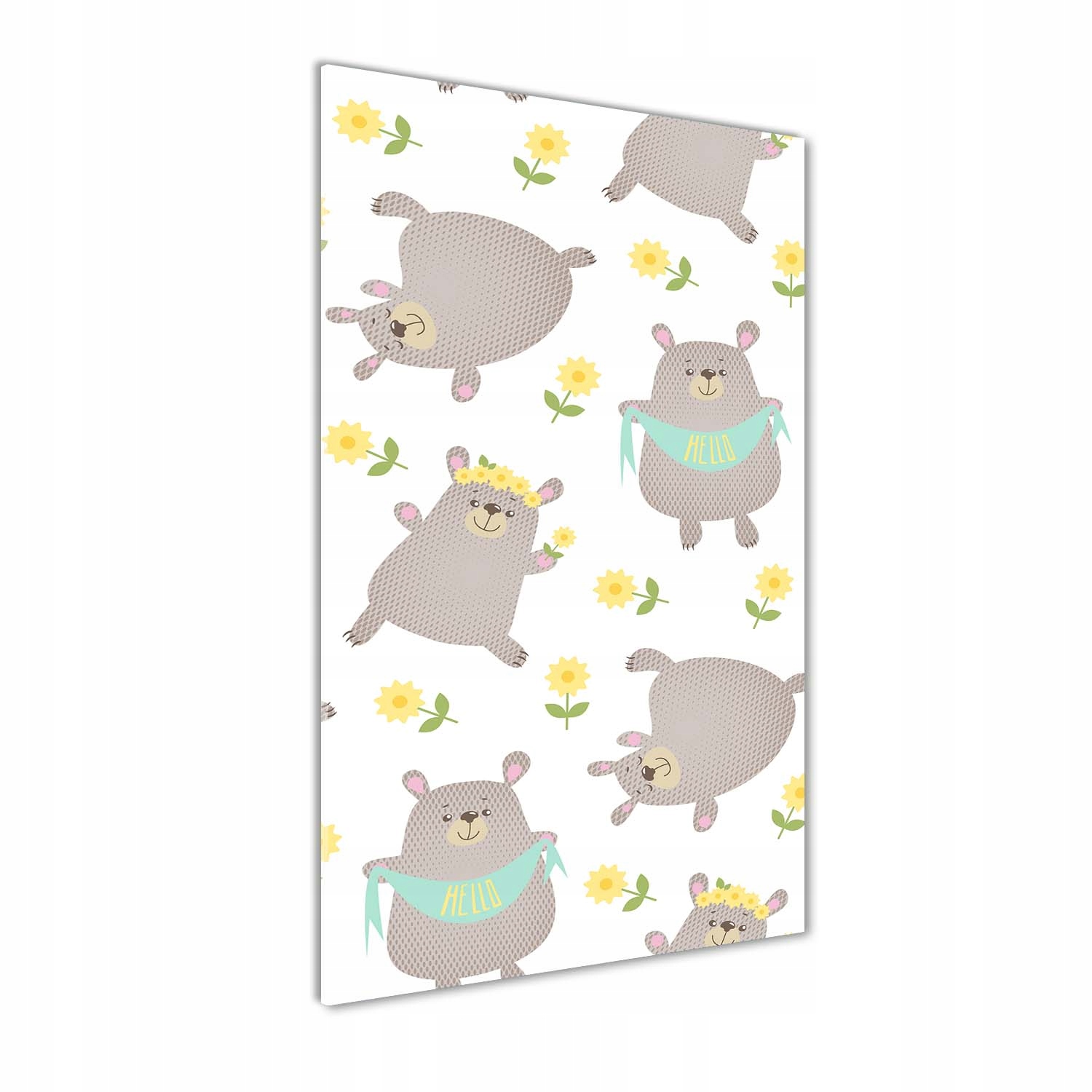 

Foto obraz szkło hartowane Niedźwiadki 60x120 cm