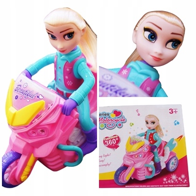 LALKA INTERAKTYWNA KSIĘŻNICZKA LODU TAŃCZĄCA LED