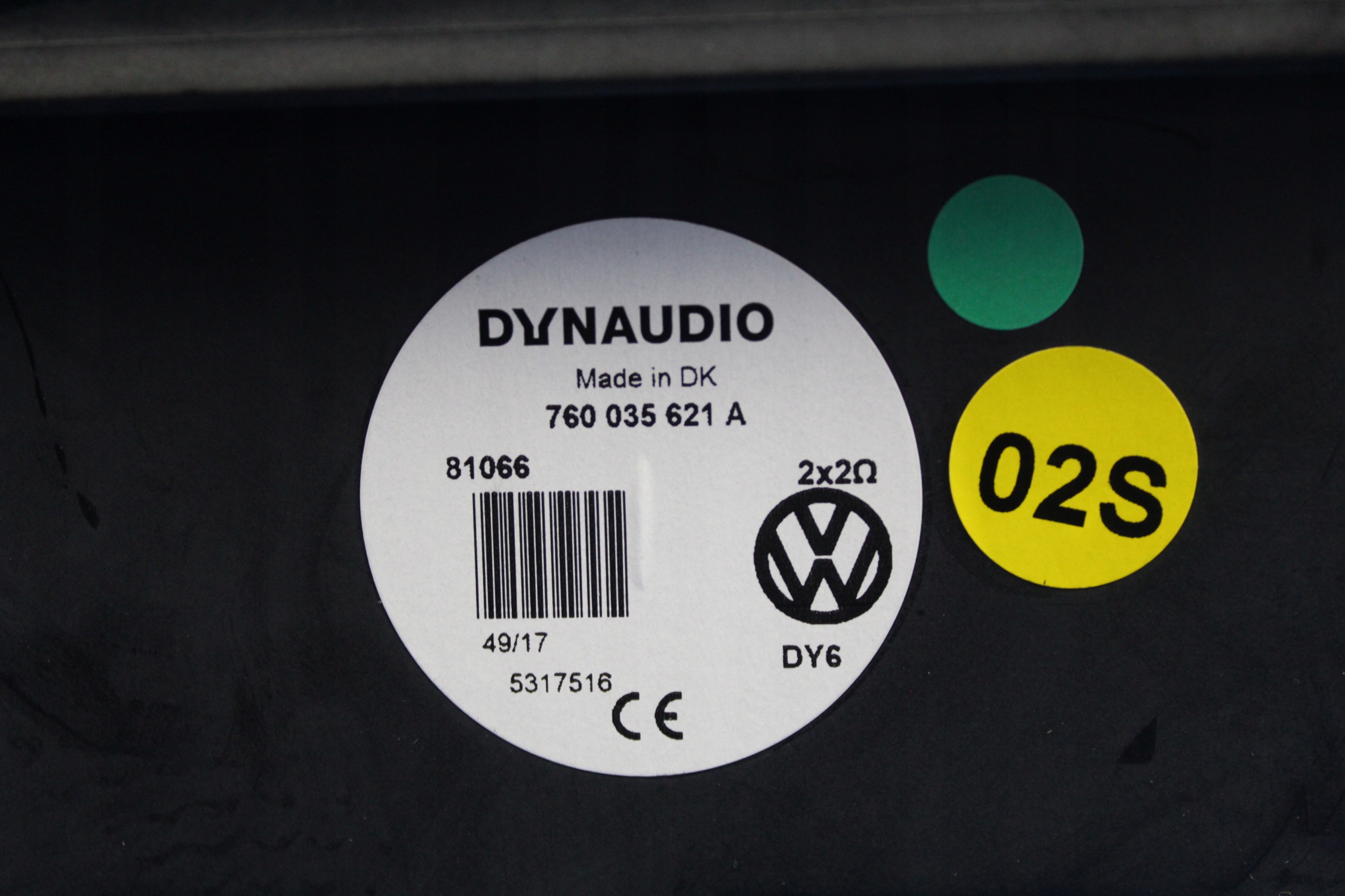 VW TOUAREG III TIGUAN SUBWOOFER speaker DYNAUDIO